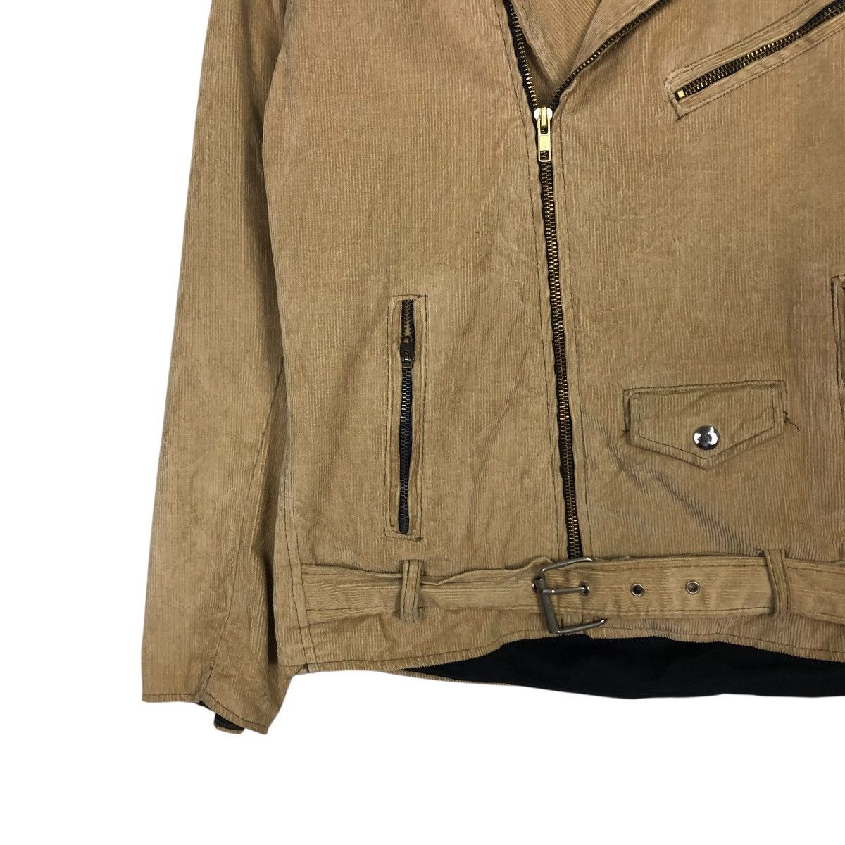 Japanese Brand 🔥VINTAGE BIKER JACKET DOUBLE COLLAR NORDSTORM ISSEY MIYAKE Size US M / EU 48-50 / 2 - 6 Thumbnail