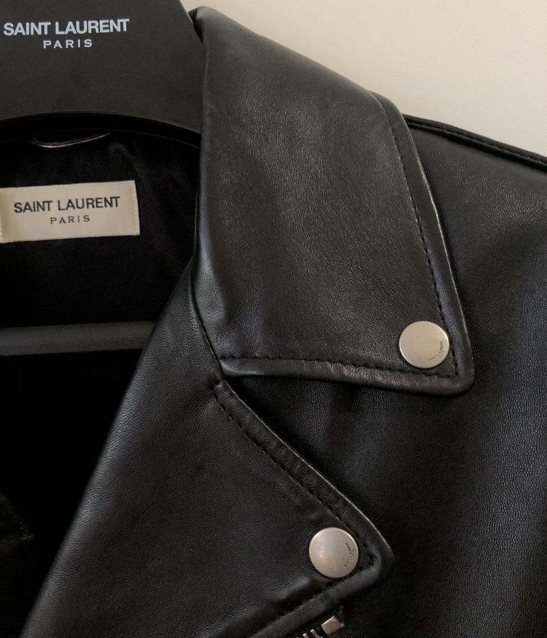 Saint Laurent Paris saint laurent Biker Jacket Coat Size US M / EU 48-50 / 2 - 3 Thumbnail