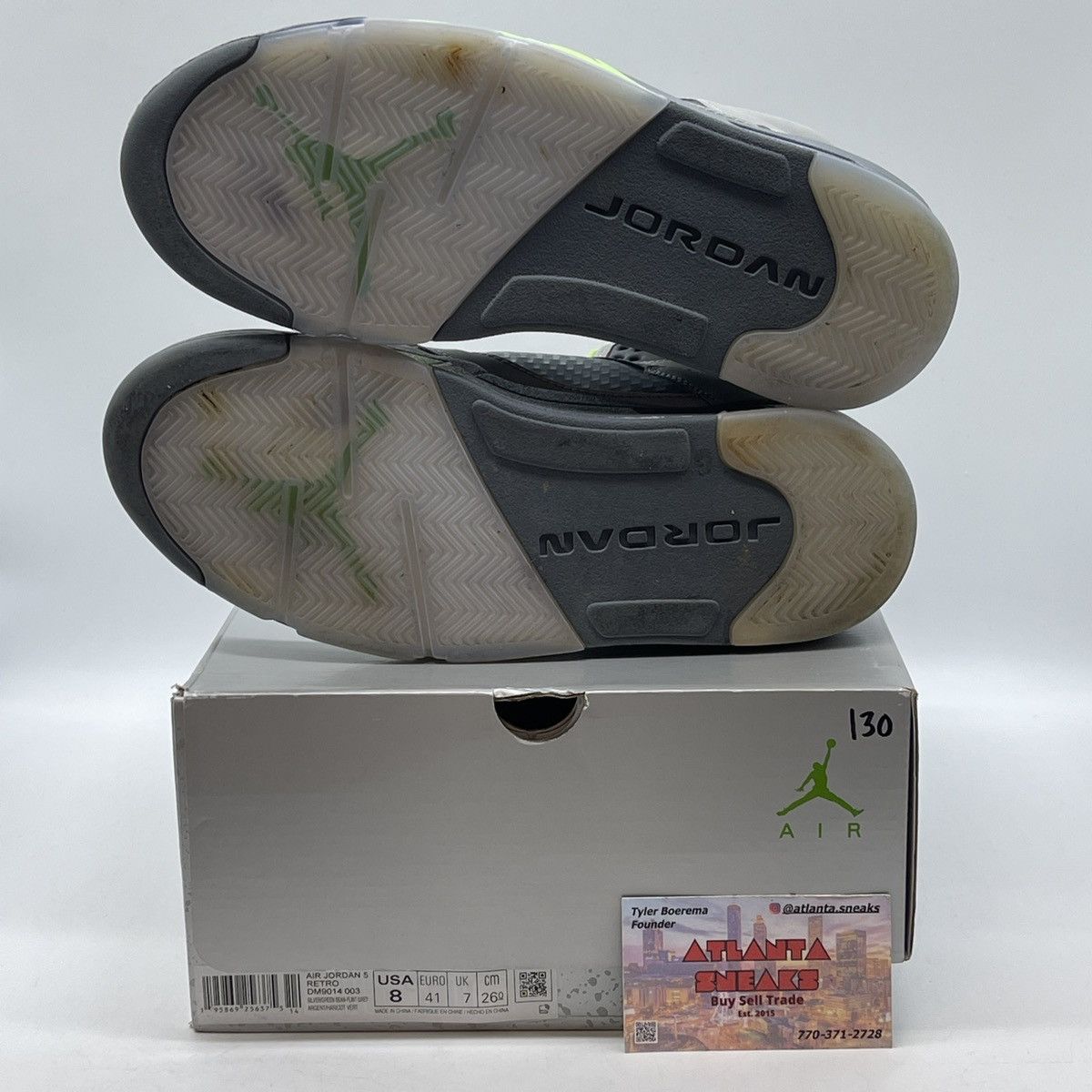 Jordan Brand Air Jordan 5 green bean Size US 8 / EU 41 - 7 Thumbnail