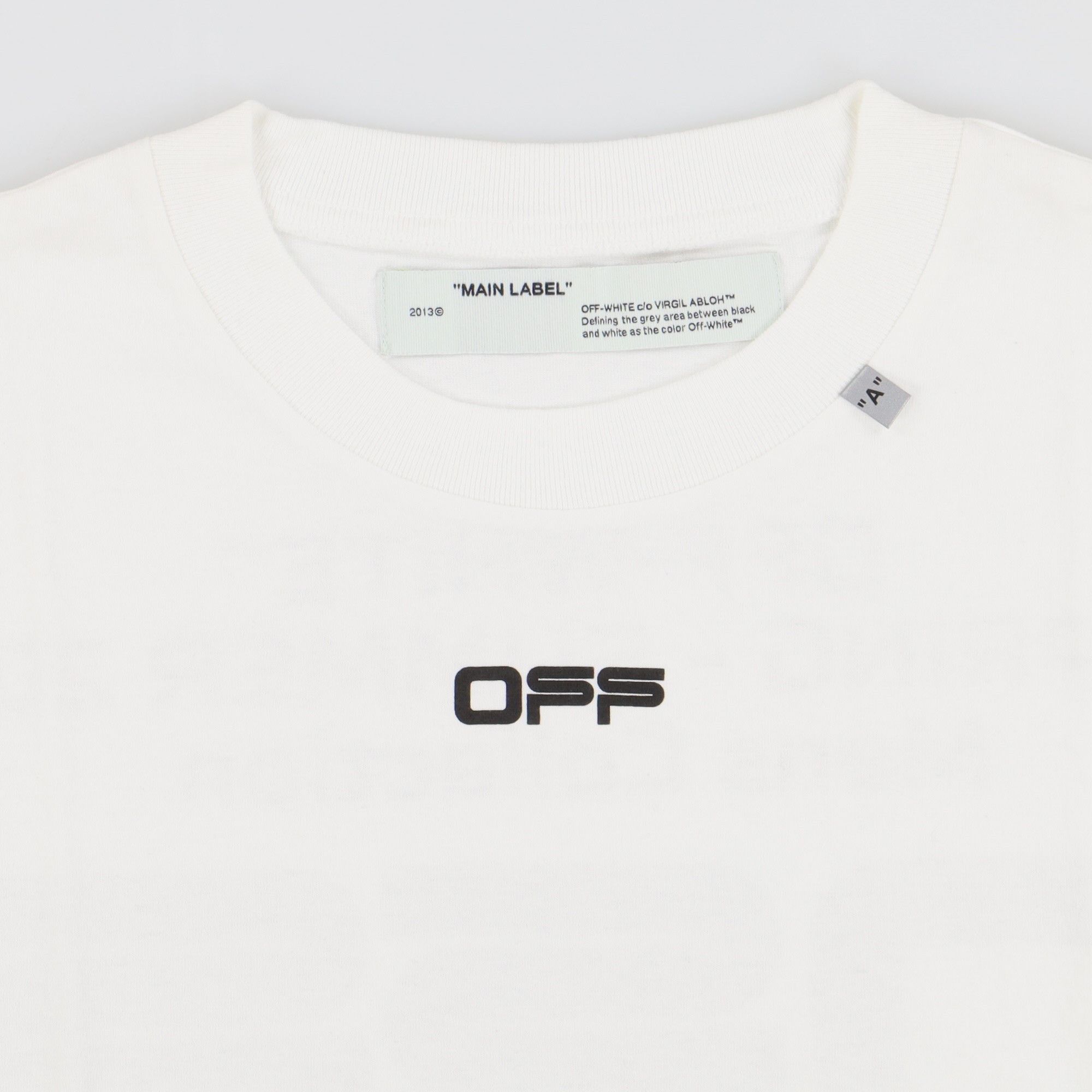 Off-White White Wavy Line Logo T-Shirt Size US M / EU 48-50 / 2 - 6 Thumbnail