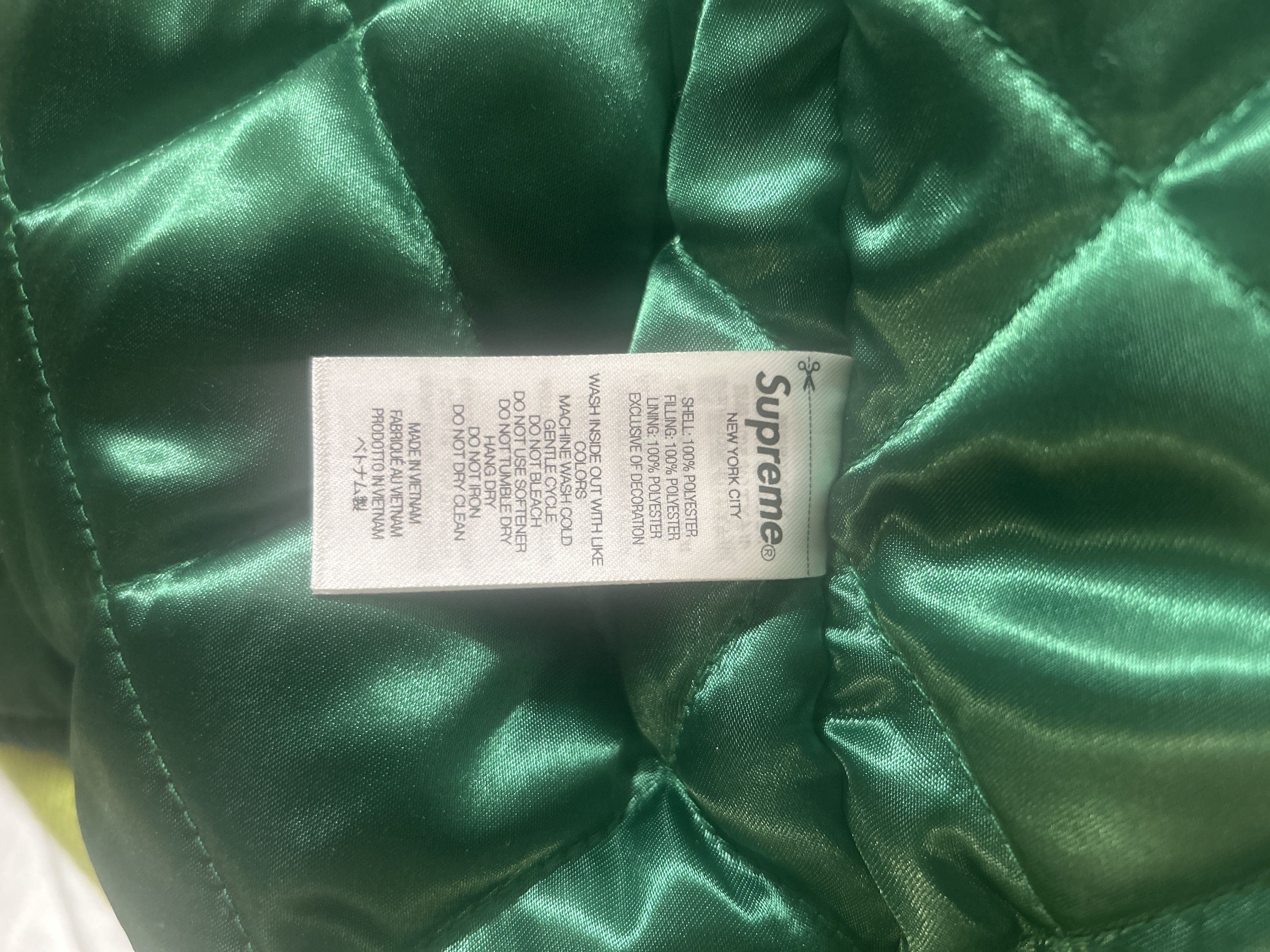Supreme Supreme®/Mitchell & Ness Satin Varsity Jacket Size US S / EU 44-46 / 1 - 4 Thumbnail