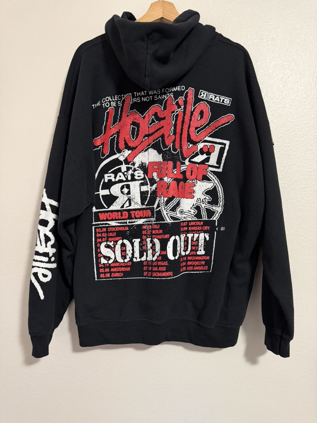 RATS JAPAN Rats culture kings tour hoodie. Size US XXL / EU 58 / 5 - 4 Thumbnail