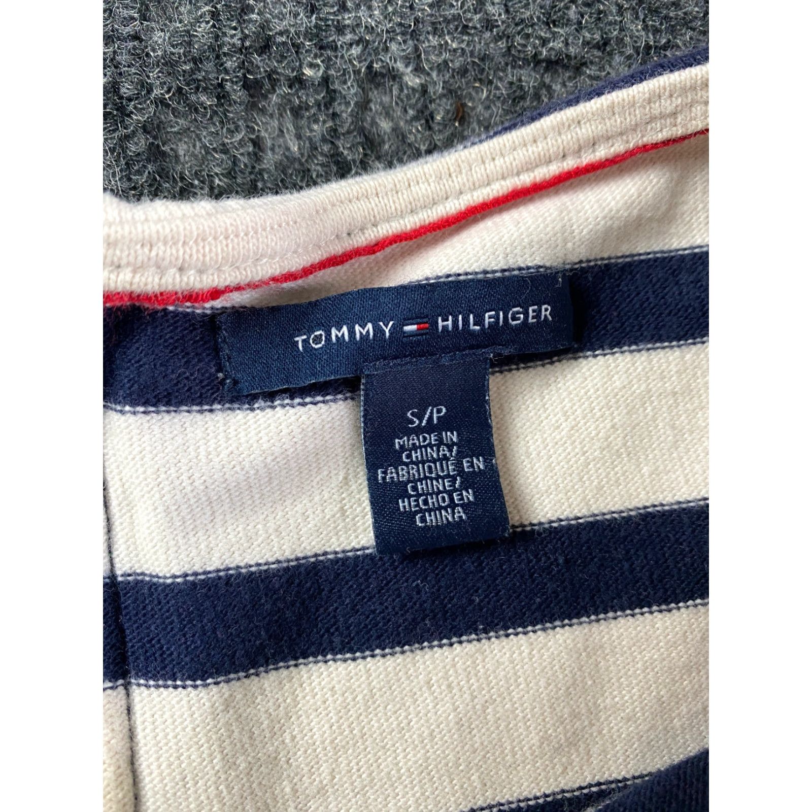 Tommy Hilfiger Tommy Hilfigier Dress Women’s 3/4 Sleeve Striped Blue White Round Neck S Size S / US 4 / IT 40 - 3 Thumbnail