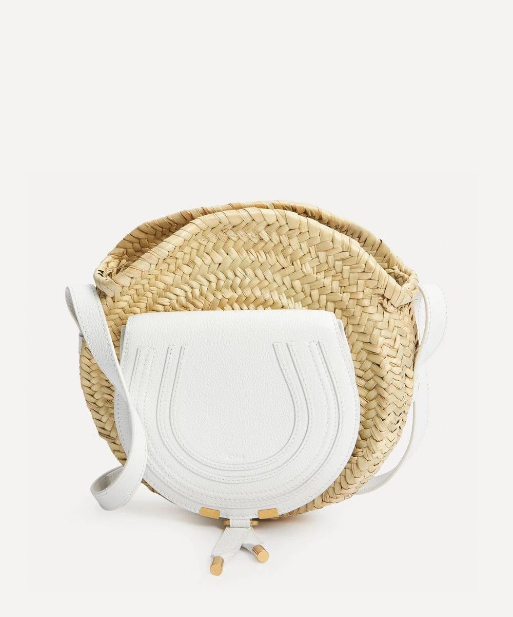 Chloe o1loc1c1024 Size: OS / Marcie Small Basket in White Size ONE SIZE - 1 Thumbnail