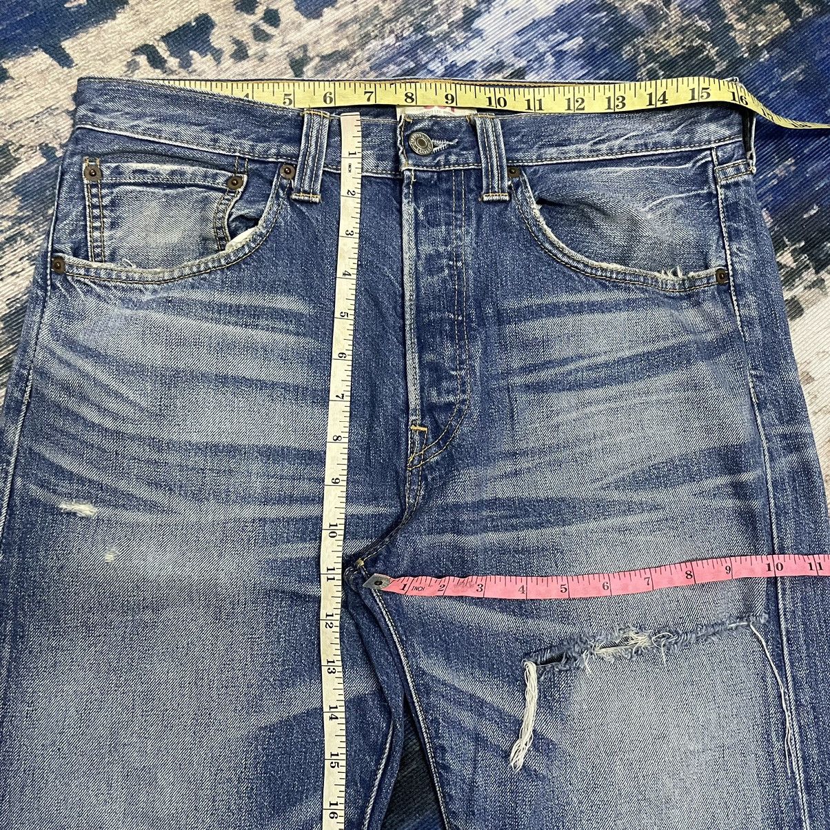 Levi's Levis 501 Distressed Faded Straight Jeans Button Fly Size US 32 / EU 48 - 12 Thumbnail