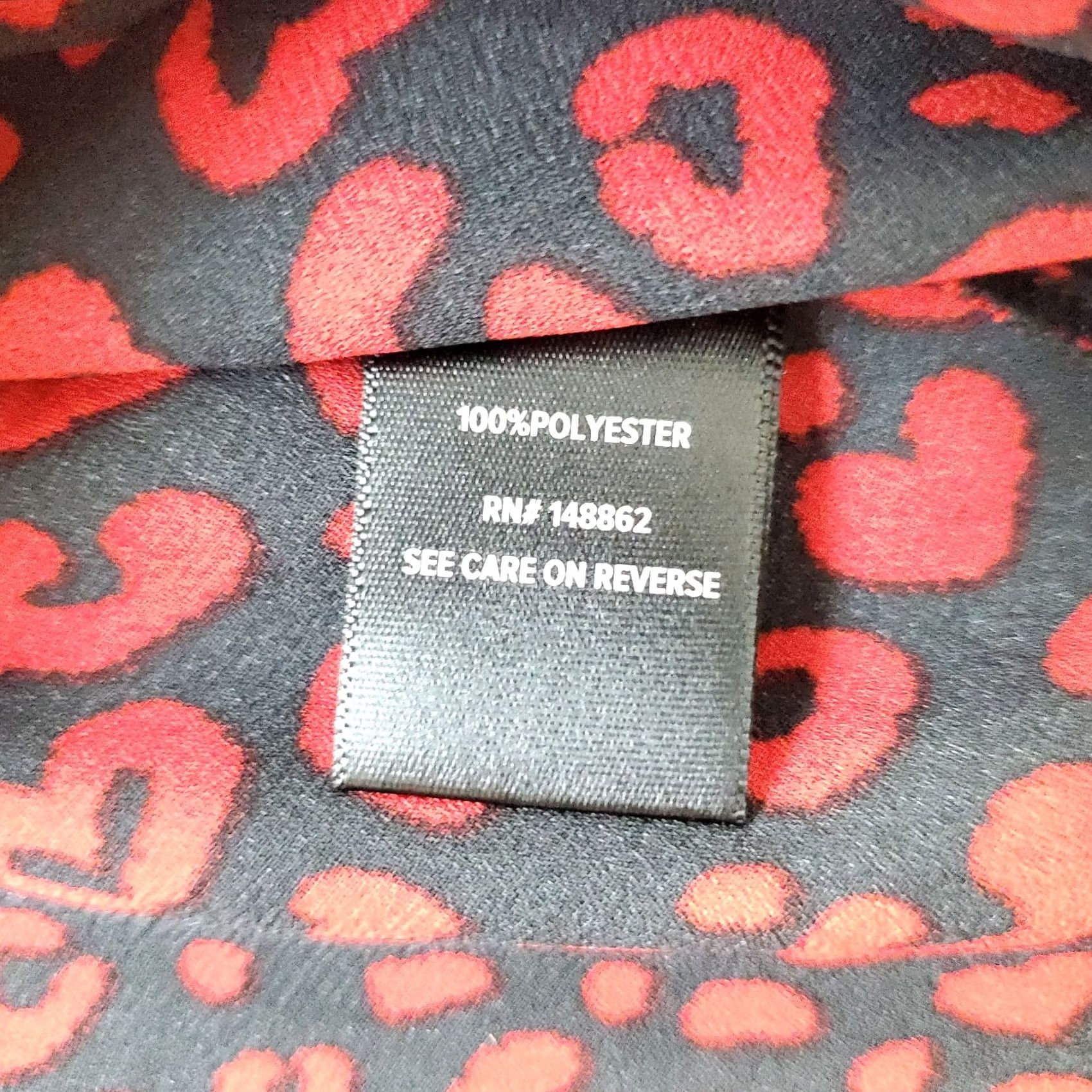 Torrid Torrid Harper Blouse Womens 00 Multi Leopard Print Roll Tab Sleeve Button Front Shirt Womens Size 00 Multicolor Leopard Print 3/4 Sleeve Size XXS / US 00 / IT 34 - 5 Thumbnail