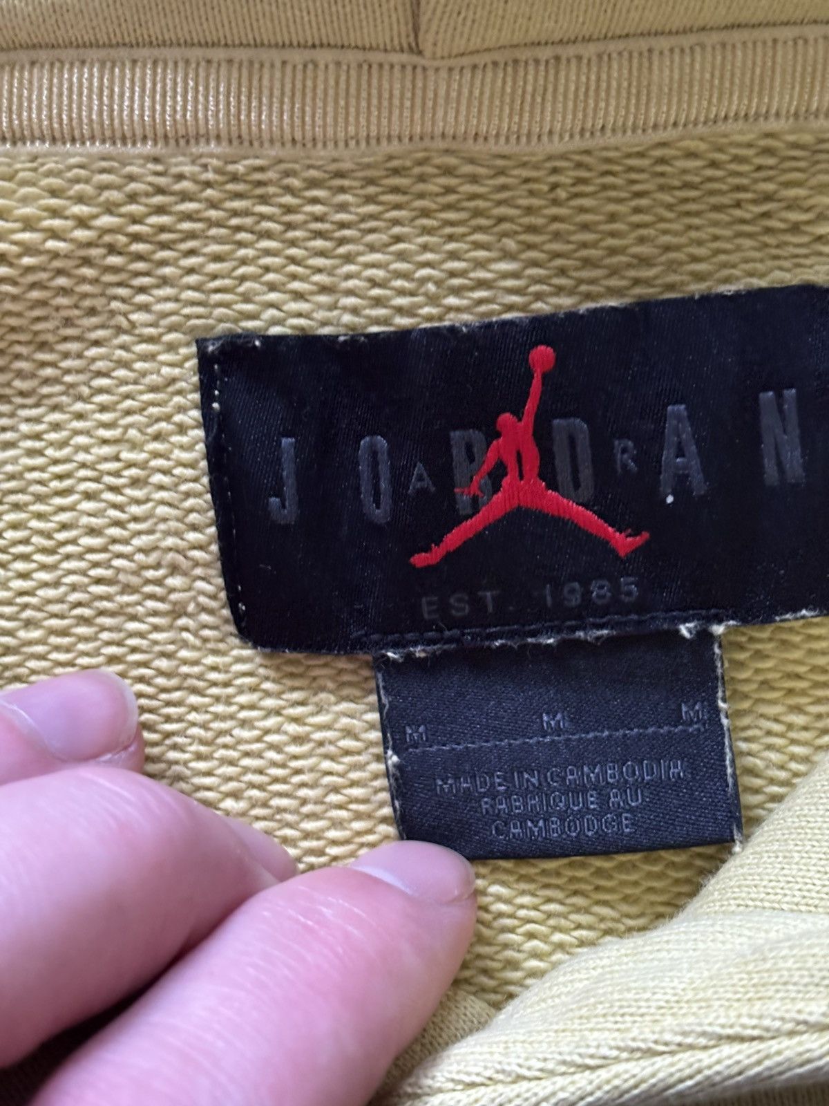 Jordan Brand × Nike × Travis Scott Quick Sale JORDAN X TRAVIS SCOTT HOODIE 2 yellow Size US M / EU 48-50 / 2 - 3 Thumbnail