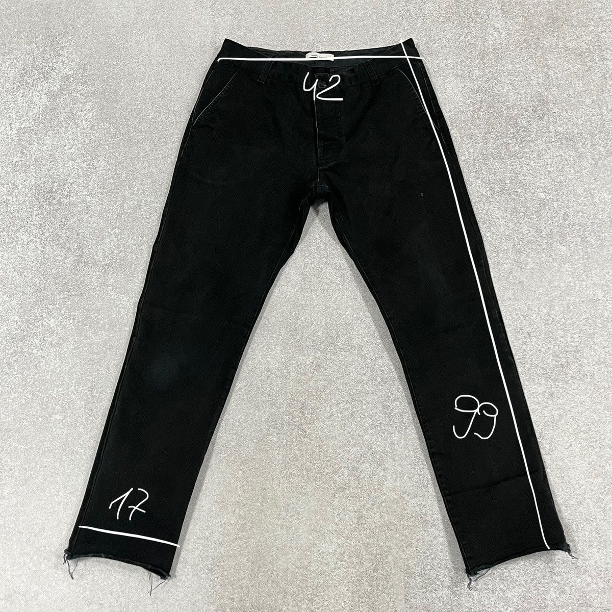 Samsoe Samsoe Black Samsoe Samsoe straight leg jeans chinos Size US 31 - 2 Thumbnail