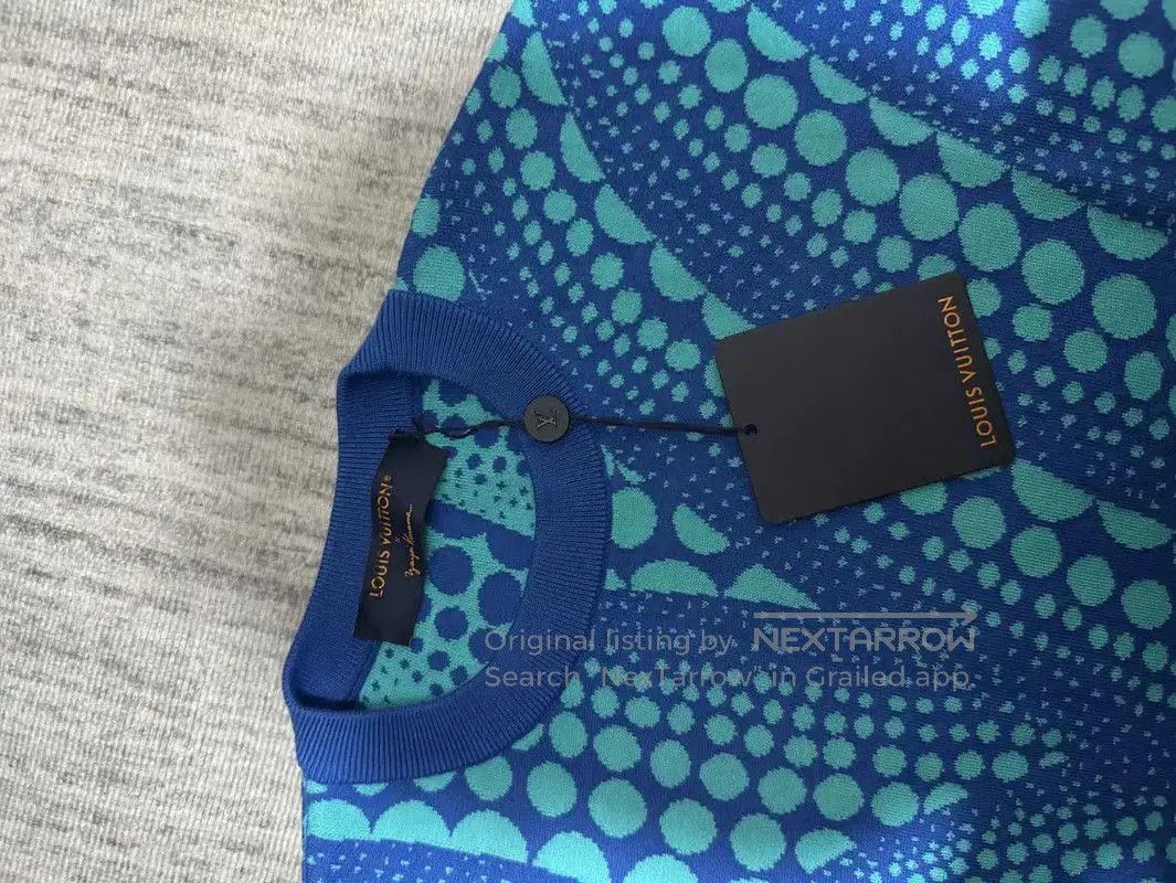 Louis Vuitton Louis Vuitton Men's Blue Wool Knit Sweater . Size US M / EU 48-50 / 2 - 3 Thumbnail