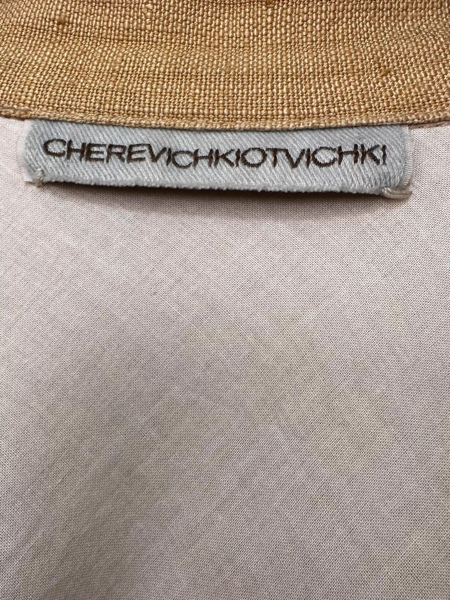 Cherevichkiotvichki cherevichkiotvichki mustard linen overshirt unisex Size US L / EU 52-54 / 3 - 9 Thumbnail