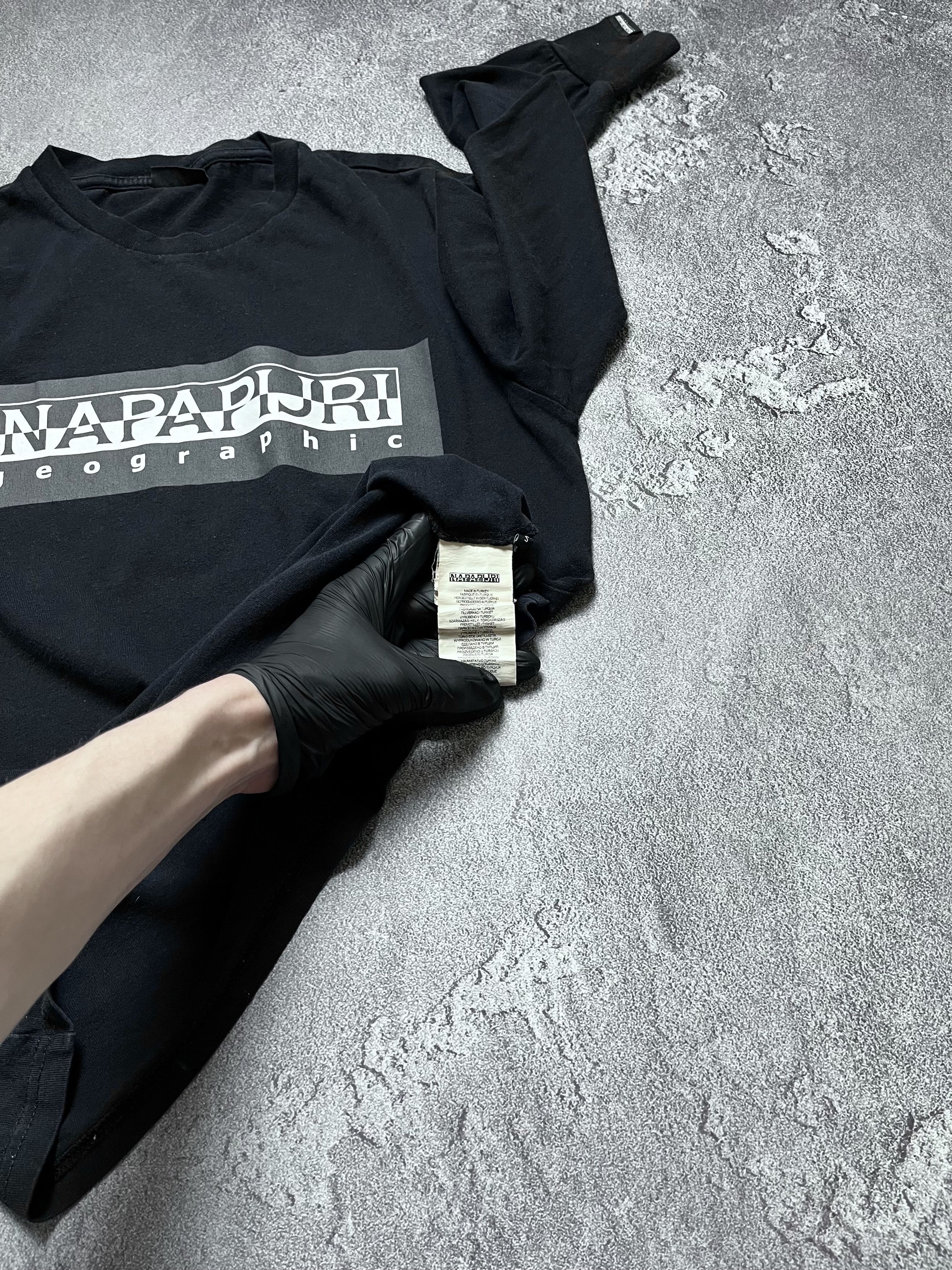 Napapijri Vintage Long Sleeve Napapijri Big Logo Mens M Size US M / EU 48-50 / 2 - 5 Thumbnail