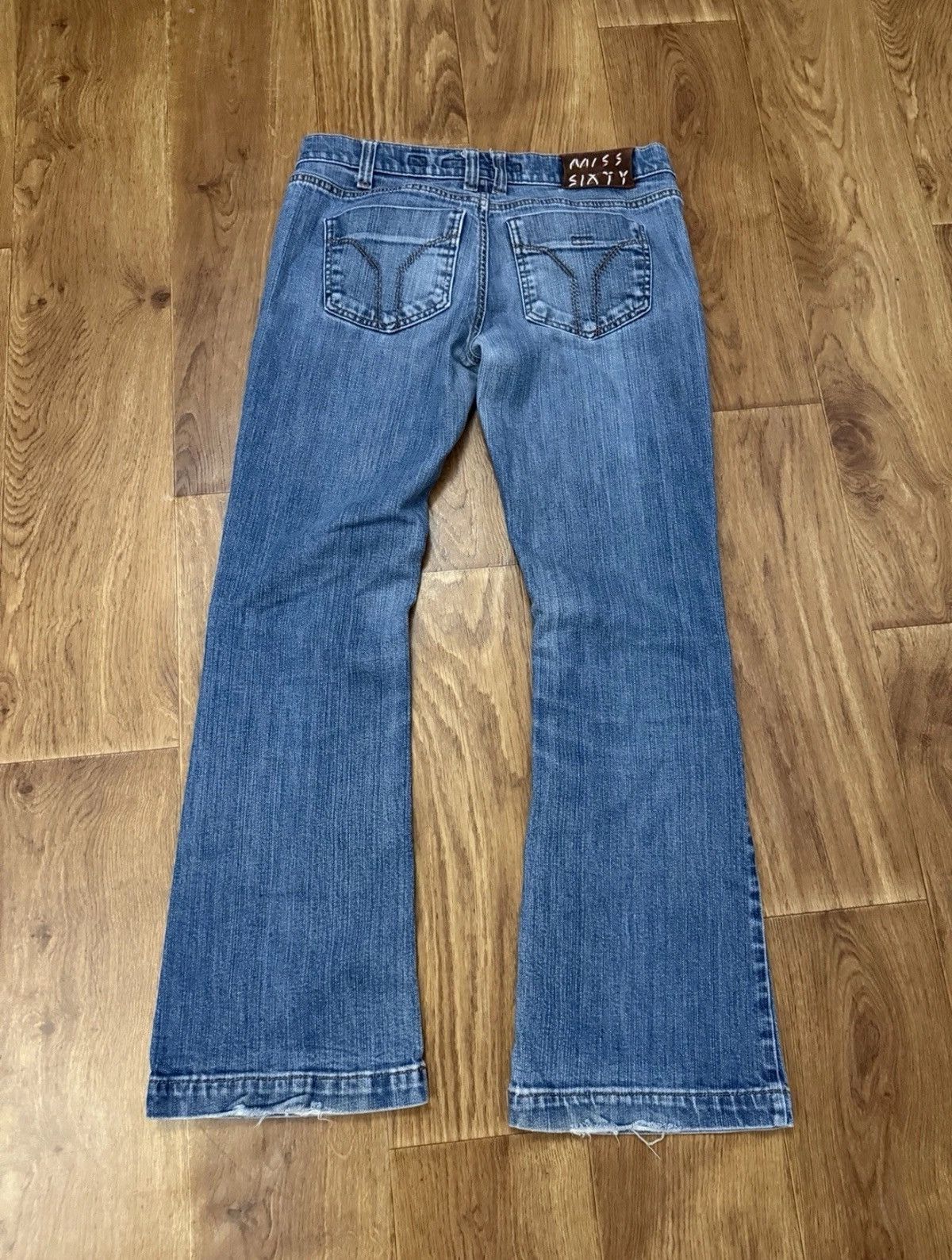 Miss Sixty Miss Sixty Extra Love Low Rise Flared Jeans Hysteric Type Size 32" / US 10 / IT 46 - 1 Thumbnail
