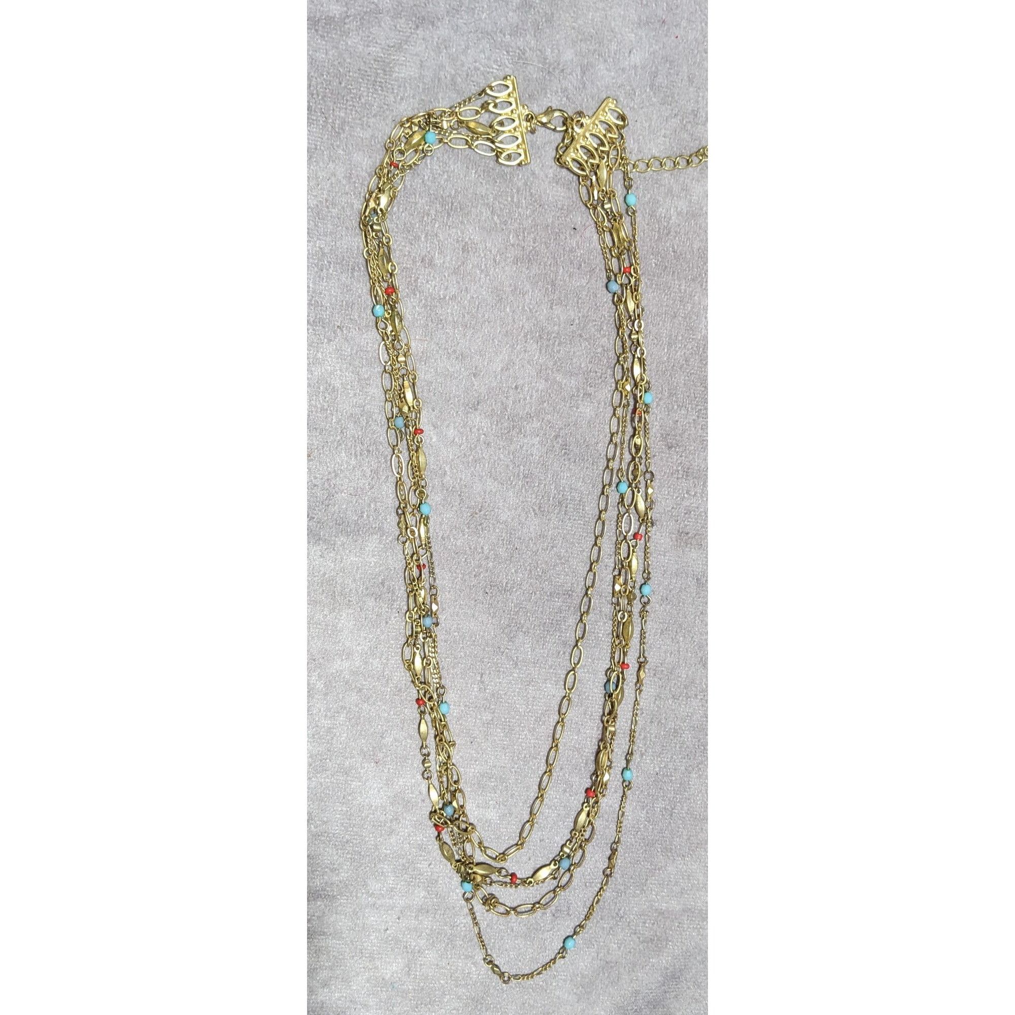 Other Bohemian Multilayer Chain Beaded Necklace Size ONE SIZE - 8 Thumbnail