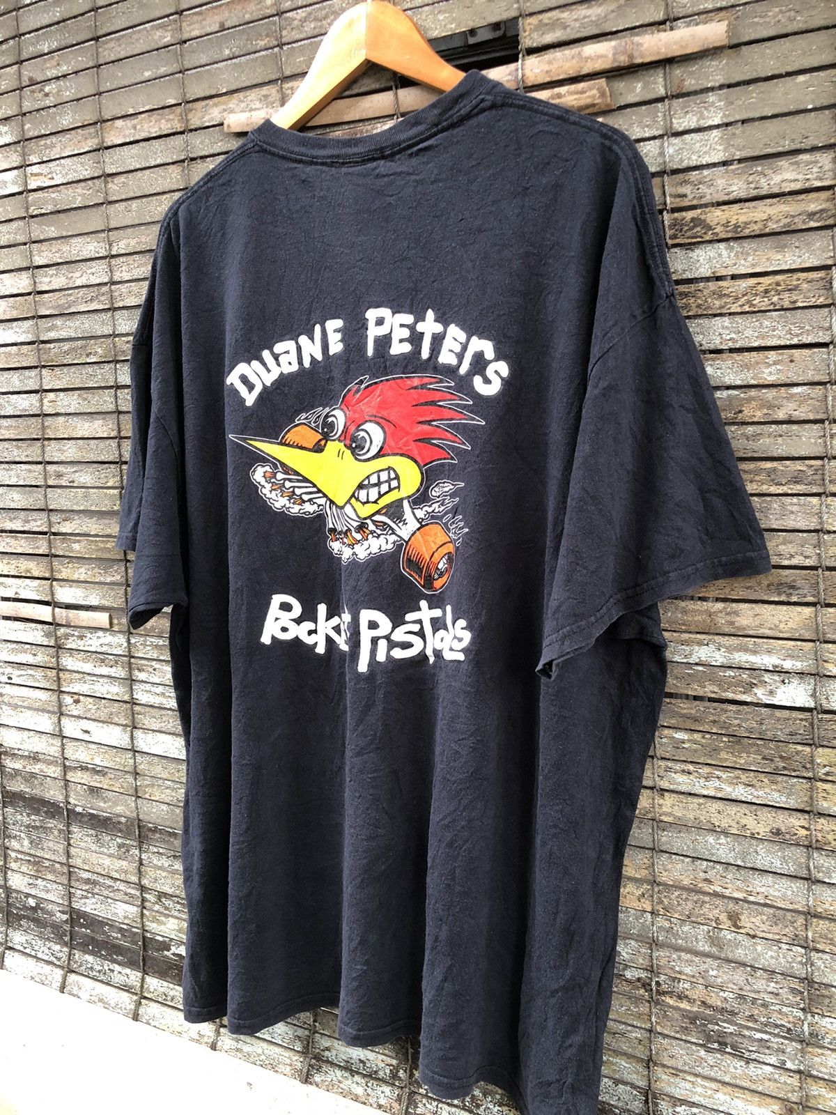 Vintage 🔥Vintage 90s🔥PPS Duane Peters Pocket Pistols Tshirts Size US XXL / EU 58 / 5 - 3 Thumbnail