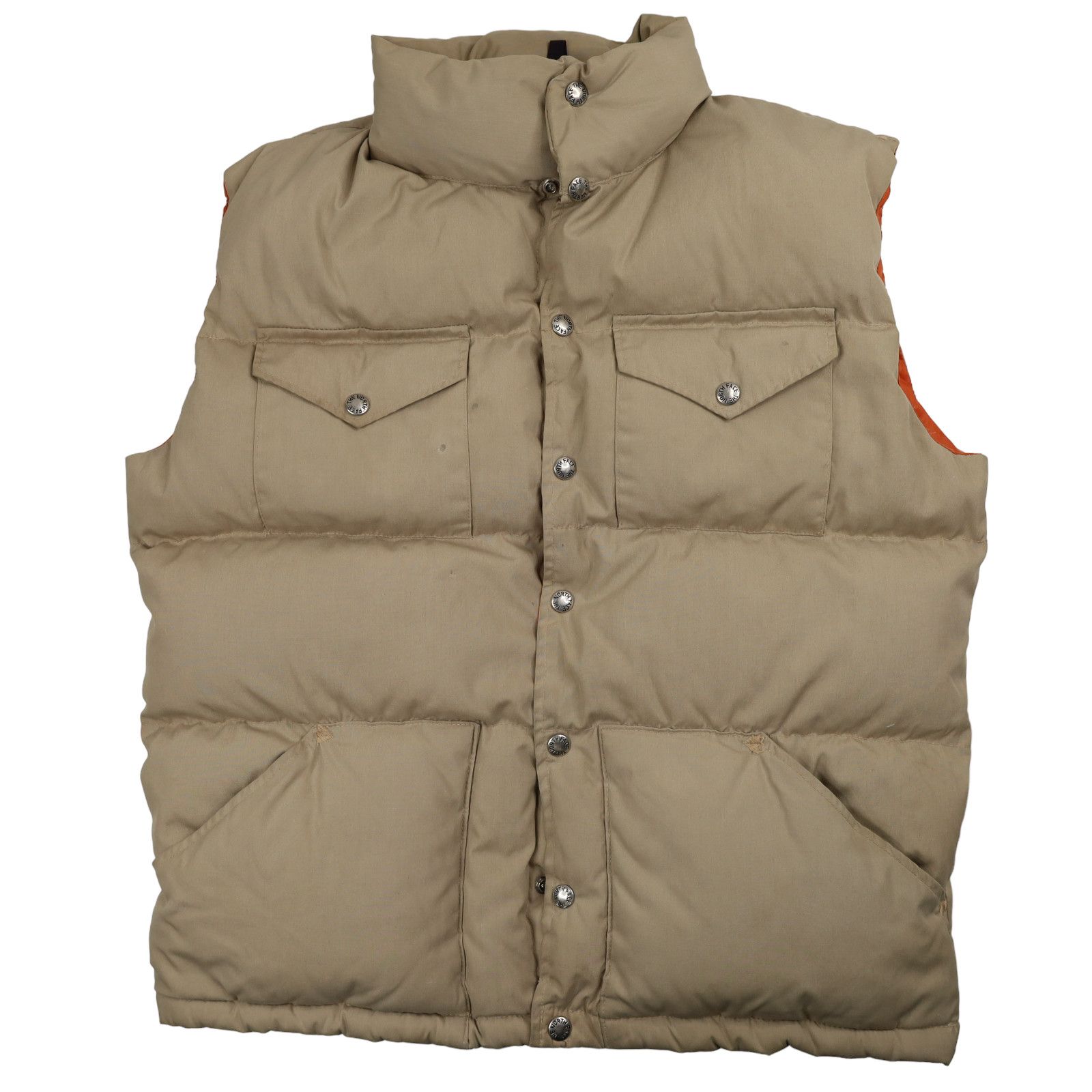 image of 70's The North Face Down Vest in Tan, Men's (Size Large)