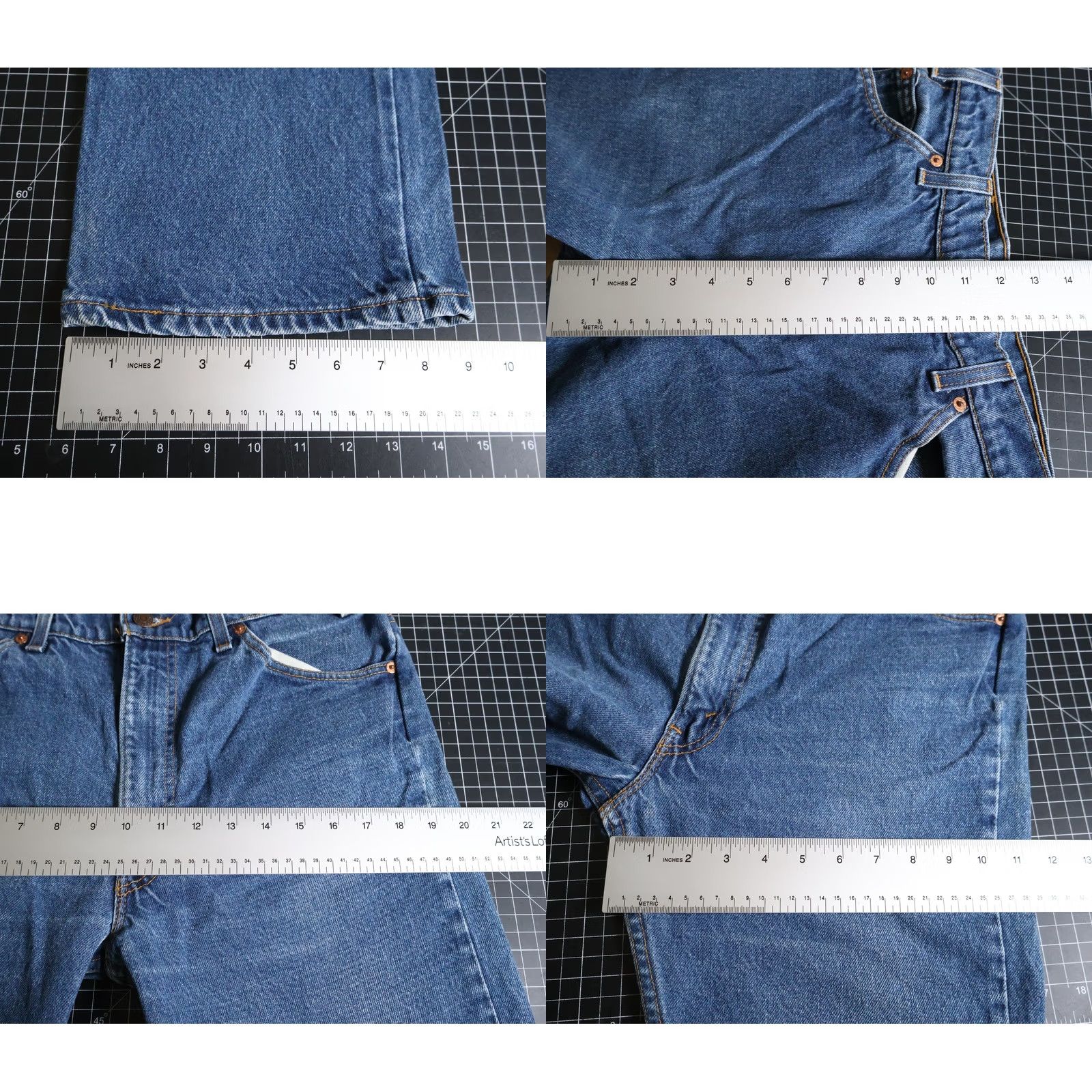 Levi's VINTAGE Levi's Jeans Main Selling Point 517 Bootcut Mens 32 x 28 Blue Orange Tab 90s Retro Size US 32 / EU 48 - 8 Thumbnail