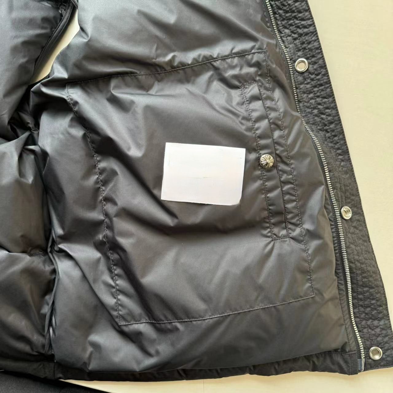 Chrome Hearts Chrome Hearts Black Tonal Monogram Cross Pattern Puffer Vest Size US XXL / EU 58 / 5 - 8 Thumbnail