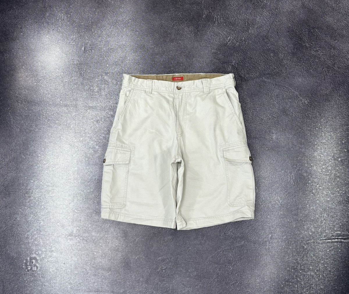 Izod Vintage IZOD 2000s Y2K Hype Utility Military Cargo Shorts Size US 32 / EU 48 - 1 Thumbnail