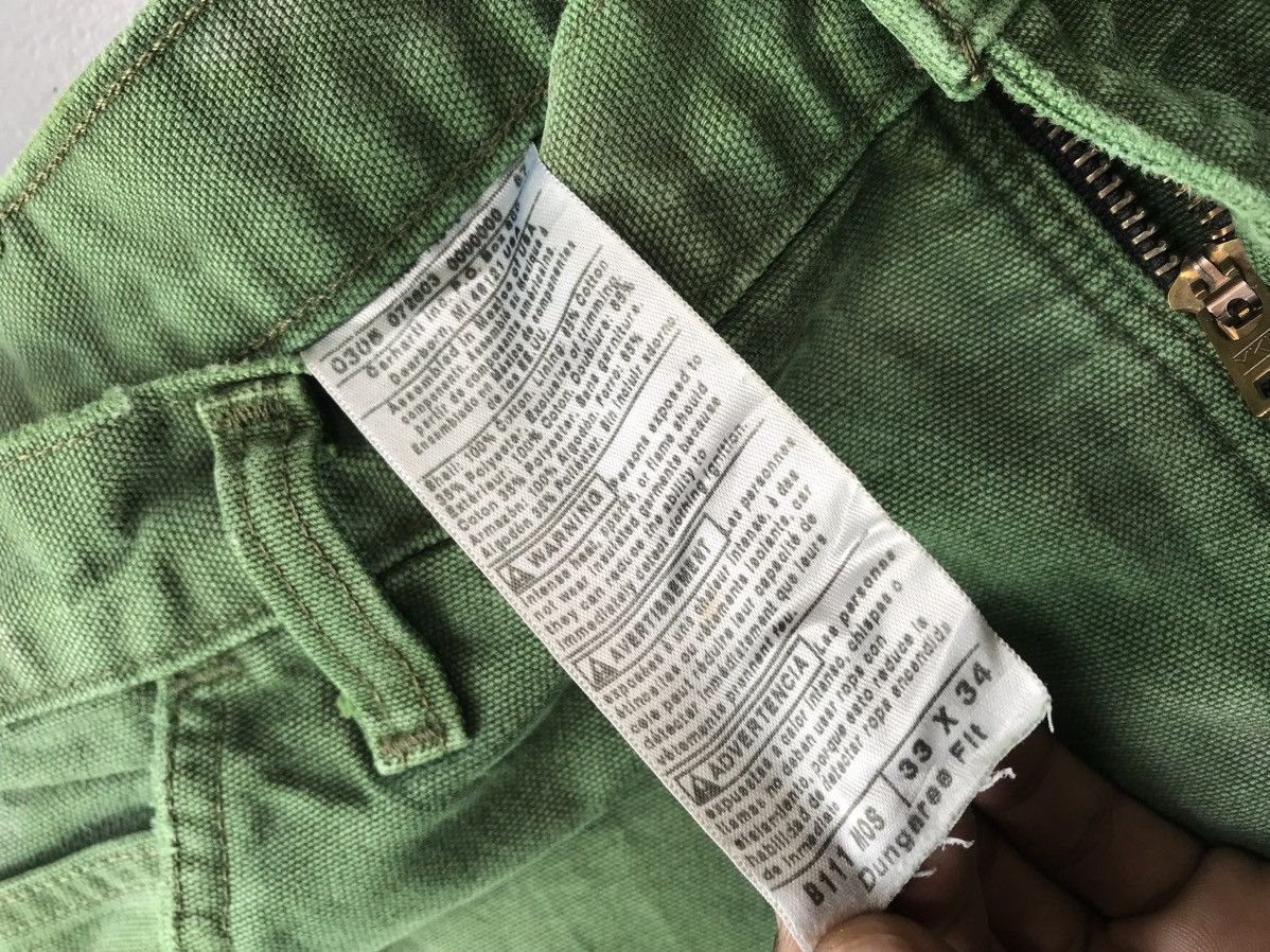 Carhartt × Vintage Vintage Carhartt B111 MOS blanket line carpenter denim Size US 33 - 6 Thumbnail