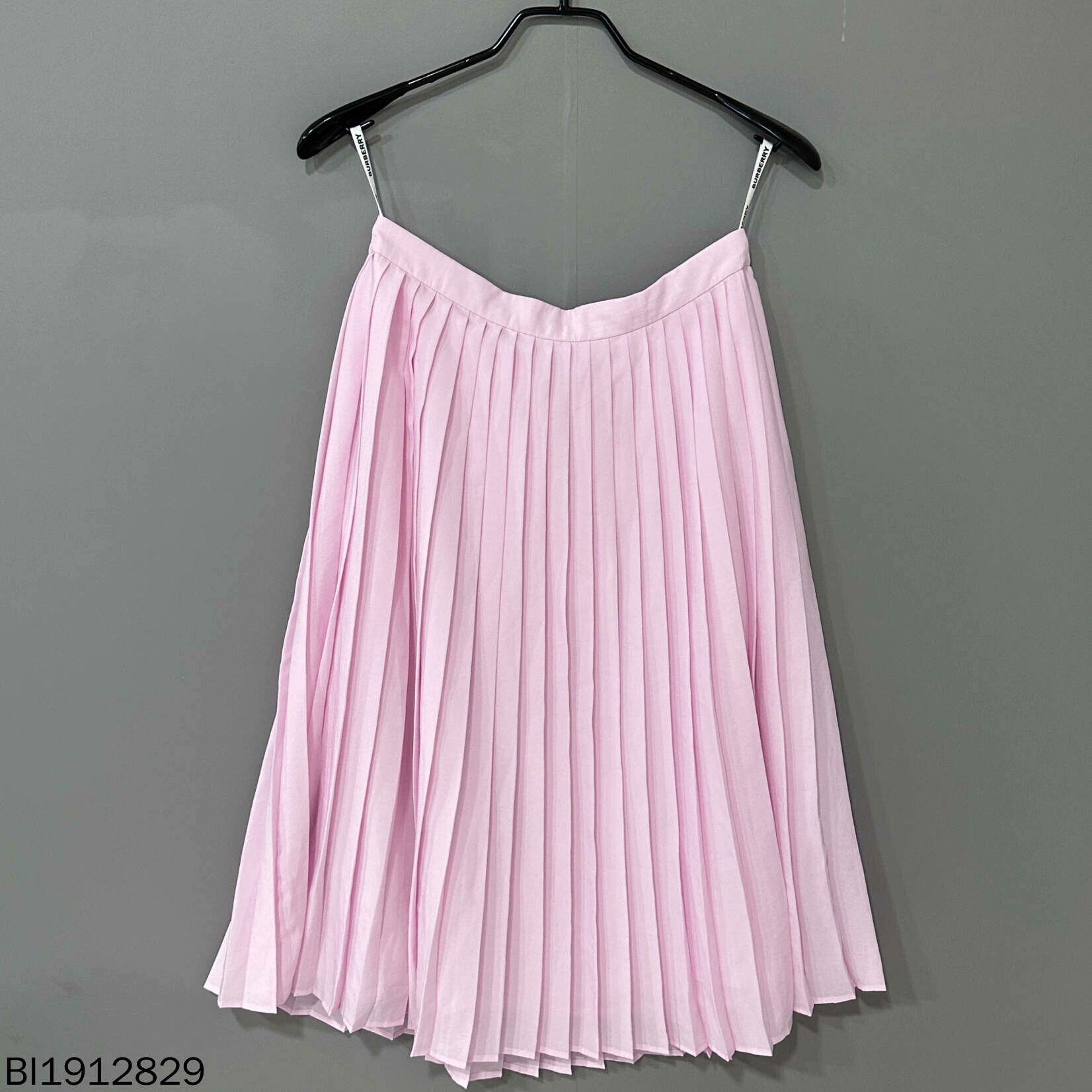 Burberry Burberry Pink Pleated Skirt Size 36" / US 14 / IT 50 - 1 Thumbnail