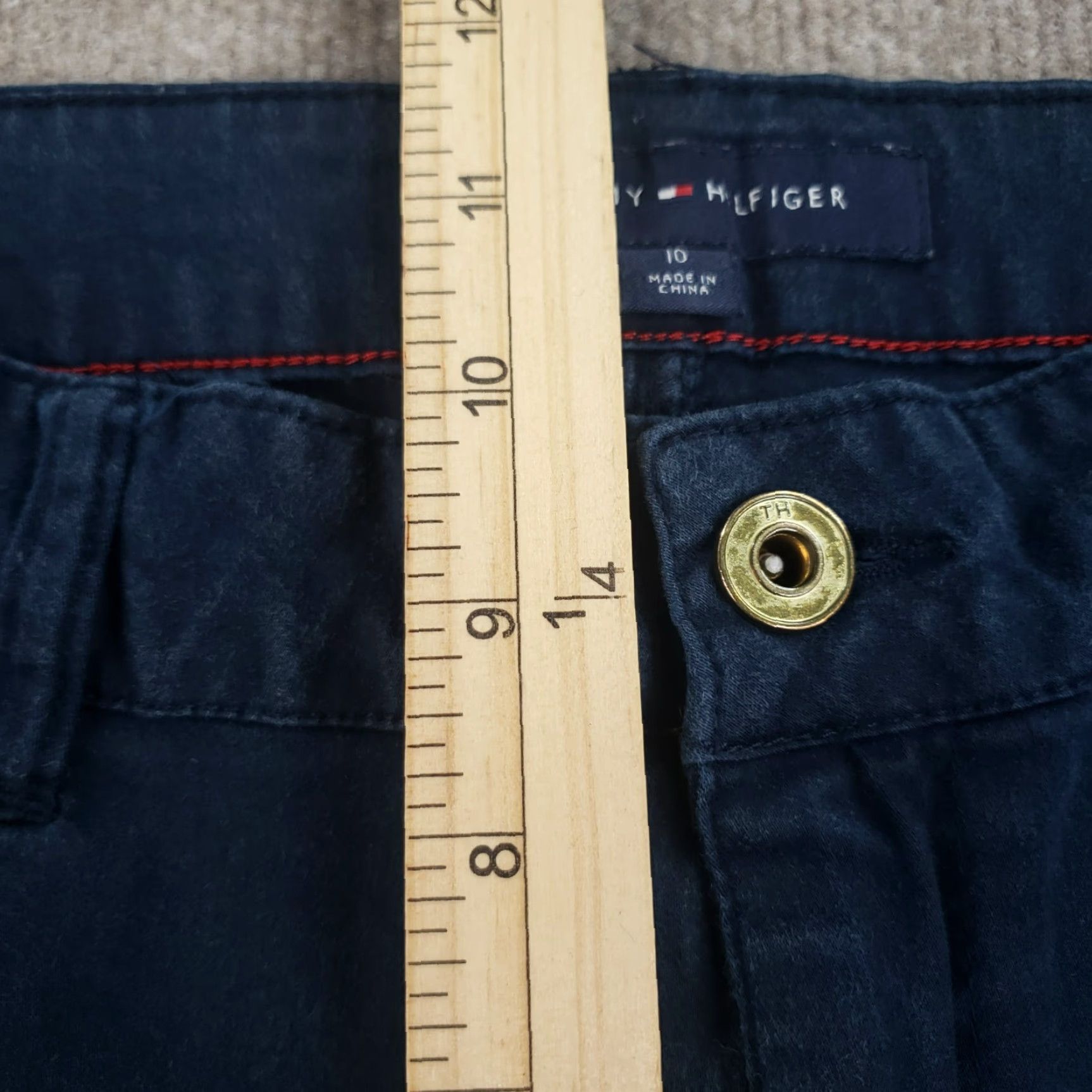 Tommy Hilfiger Tommy Hilfiger Skinny Pants Women's Blue Stretch Mid Rise Size 10 Size 32" / US 10 / IT 46 - 7 Thumbnail