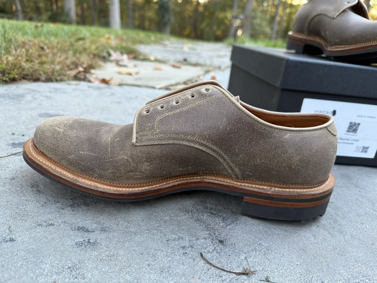 Viberg Rockland Blucher CFS Natural Waxed Commander