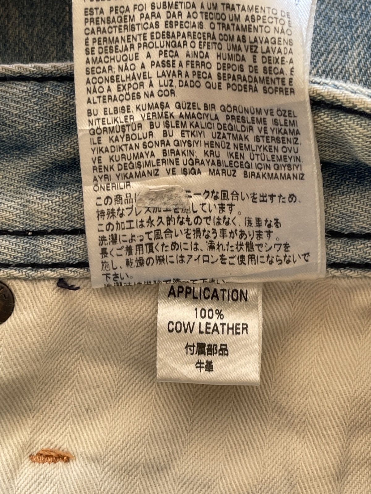 Diesel Diesel Krooley Regular Slim Carrot Distressed Denim Size US 29 - 20 Thumbnail