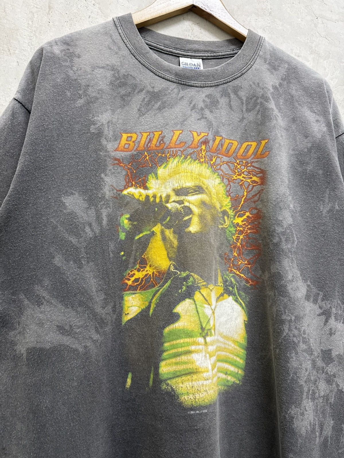 Band Tees Vintage Sun Faded Billy Idol 2003 Tour Band Tees Size US XL / EU 56 / 4 - 2 Thumbnail