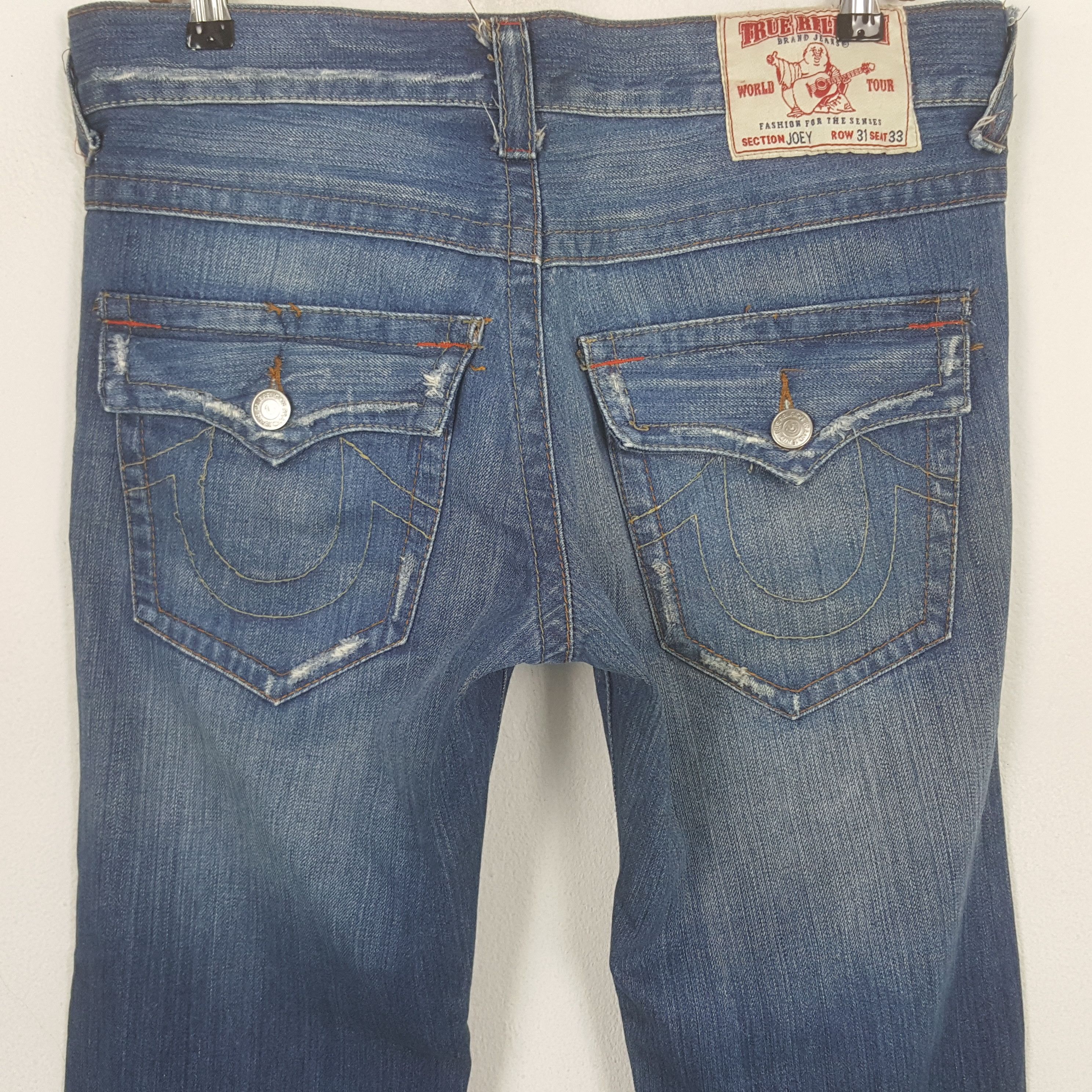 True Religion Vintage True Religion American Denim Jeans C297N18 Size US 34 / EU 50 - 5 Thumbnail