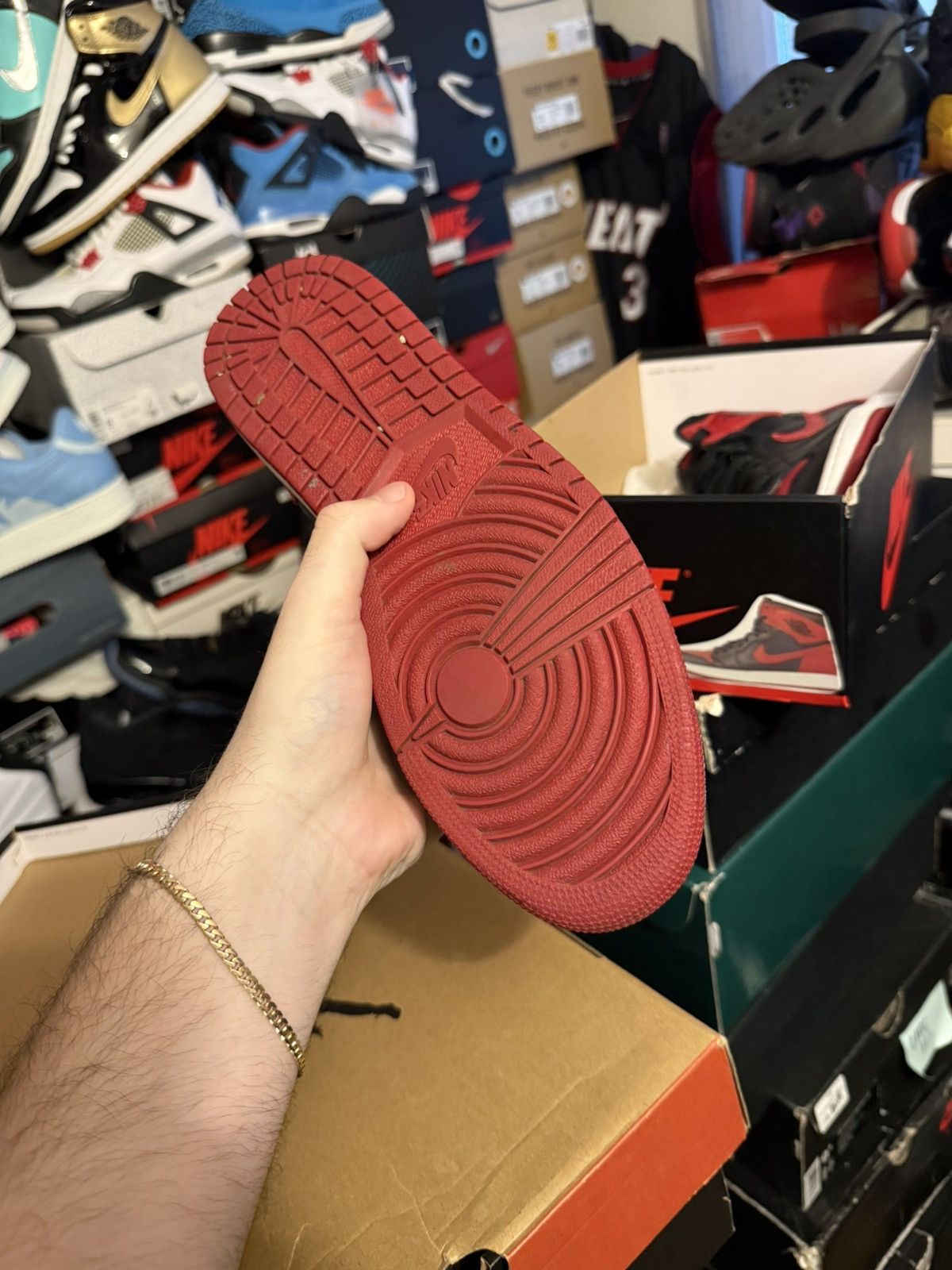 Jordan Brand Jordan retro 1 high banned sz 9 Size US 9 / EU 42 - 5 Thumbnail
