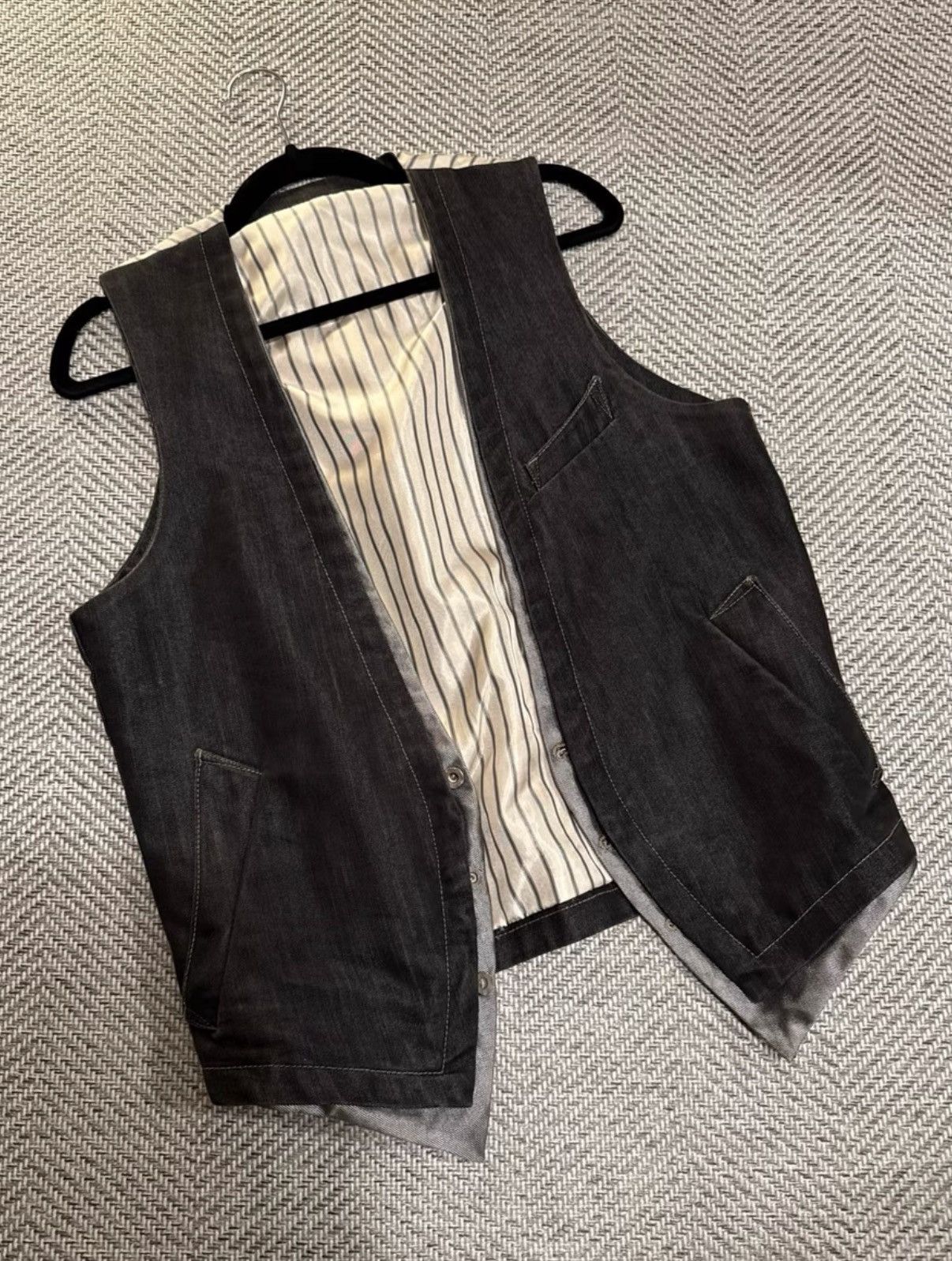 PPFM PPFM Denim Panel Vest K24 Size US L / EU 52-54 / 3 - 1 Thumbnail
