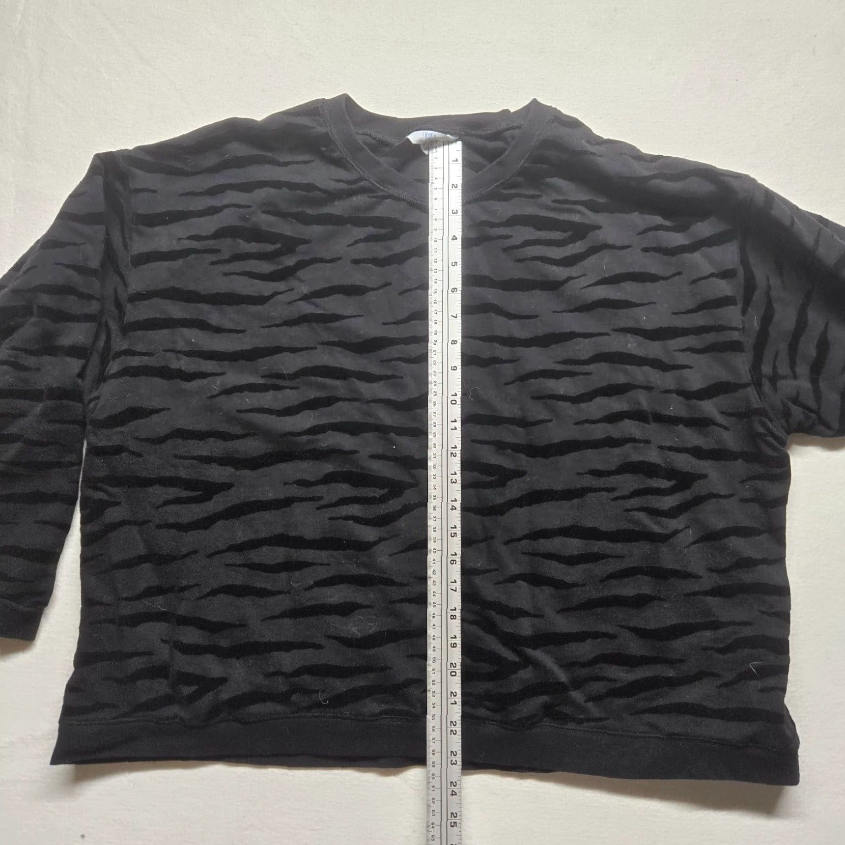 Vintage Time And Tru Sweater Adult 3XL Black Animal Print Knit Crew Neck Long Sleeve Pullover Leopard Cheetah Womens Size XXL / US 16-18 / IT 52-54 - 6 Thumbnail