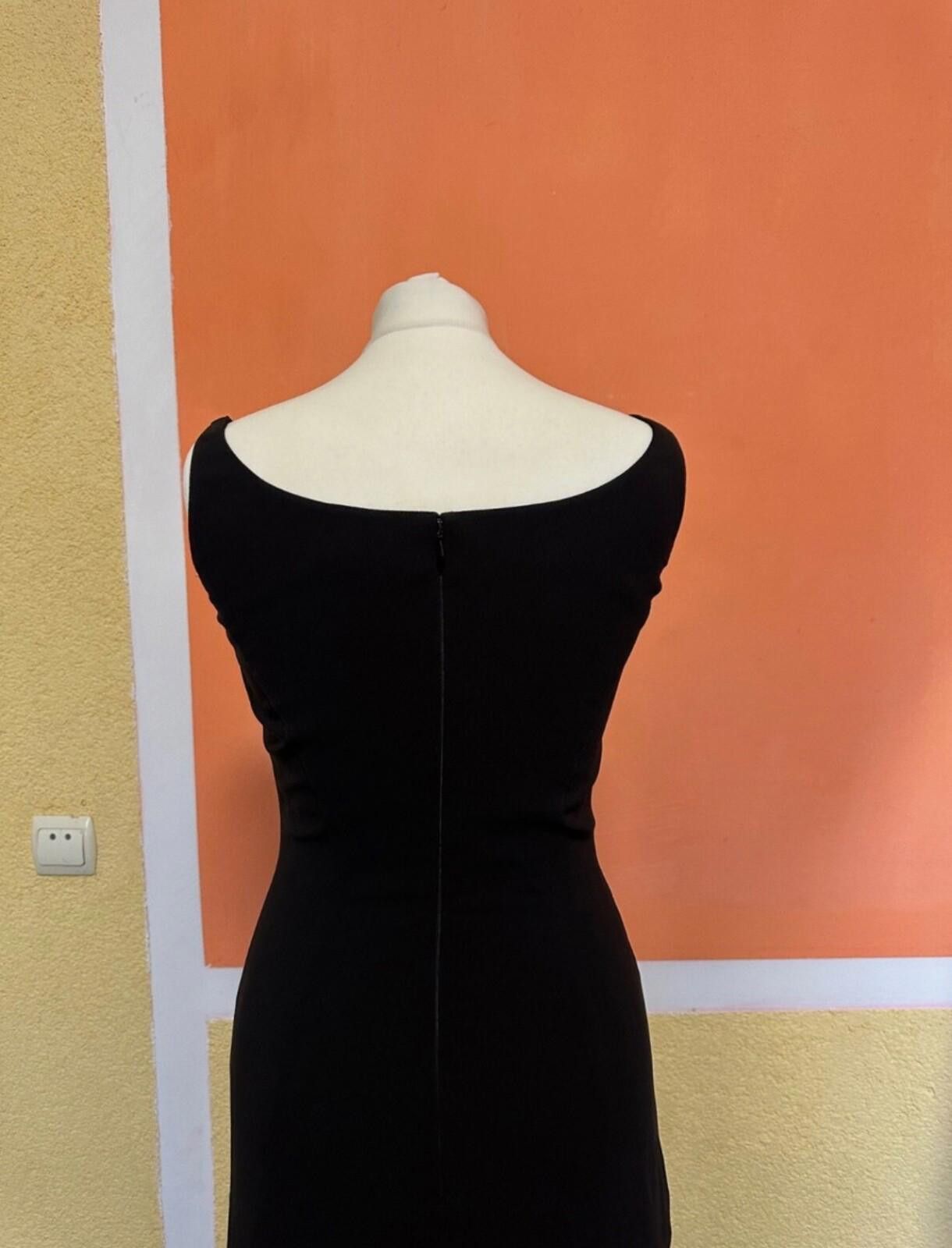 Thierry Mugler ARCHIVE THIERRY MUGLER 2000 Black Maxi Dress Size 42 Size M / US 6-8 / IT 42-44 - 9 Thumbnail