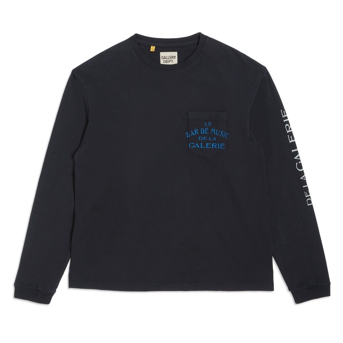 o1mle0725 Le Bar Shop L/S T-Shirt in Black