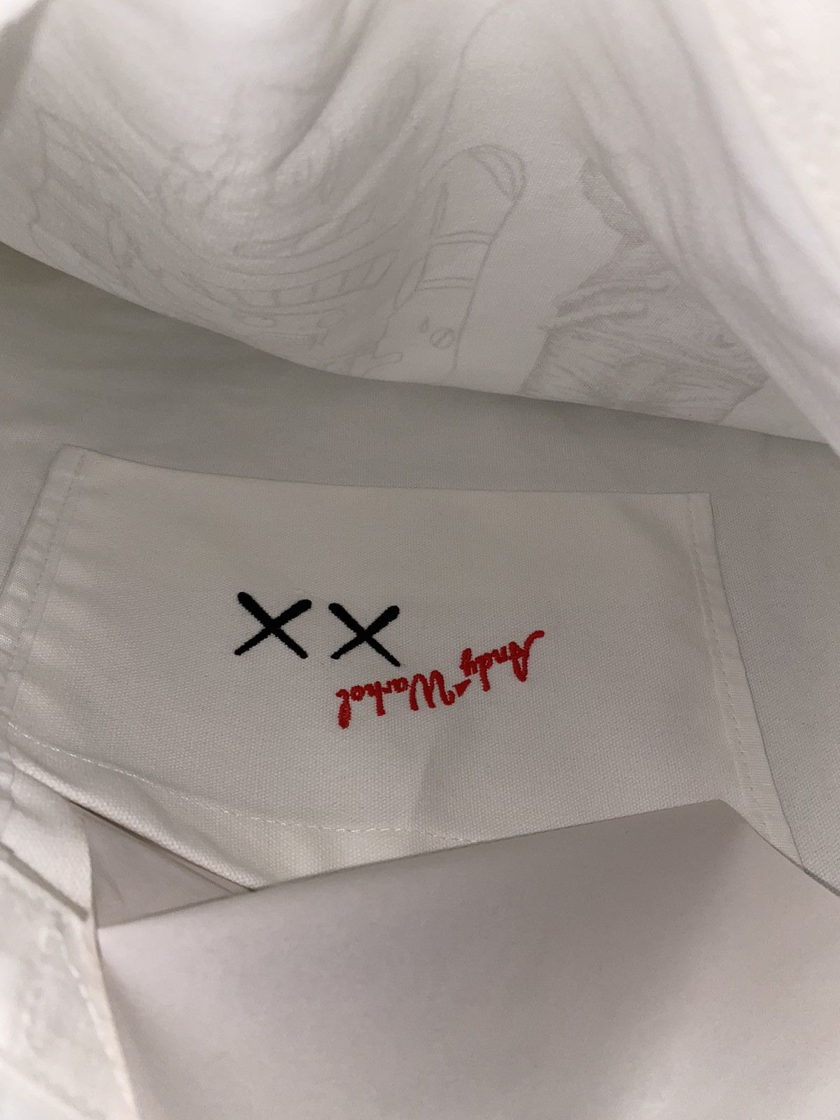 Andy Warhol × Kaws × Uniqlo KAWS x Uniqlo x Andy Warhol Tote Bag Size ONE SIZE - 5 Thumbnail