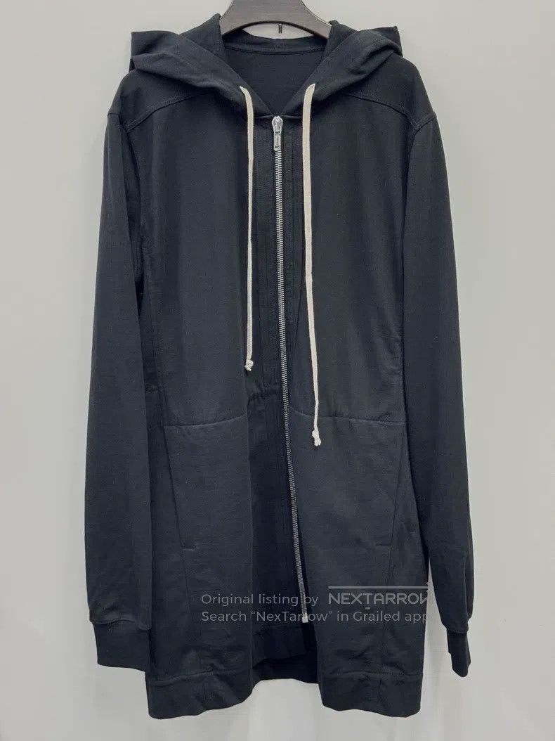Rick Owens Rick Owens Black hooded zip-up jacket Size US M / EU 48-50 / 2 - 1 Thumbnail