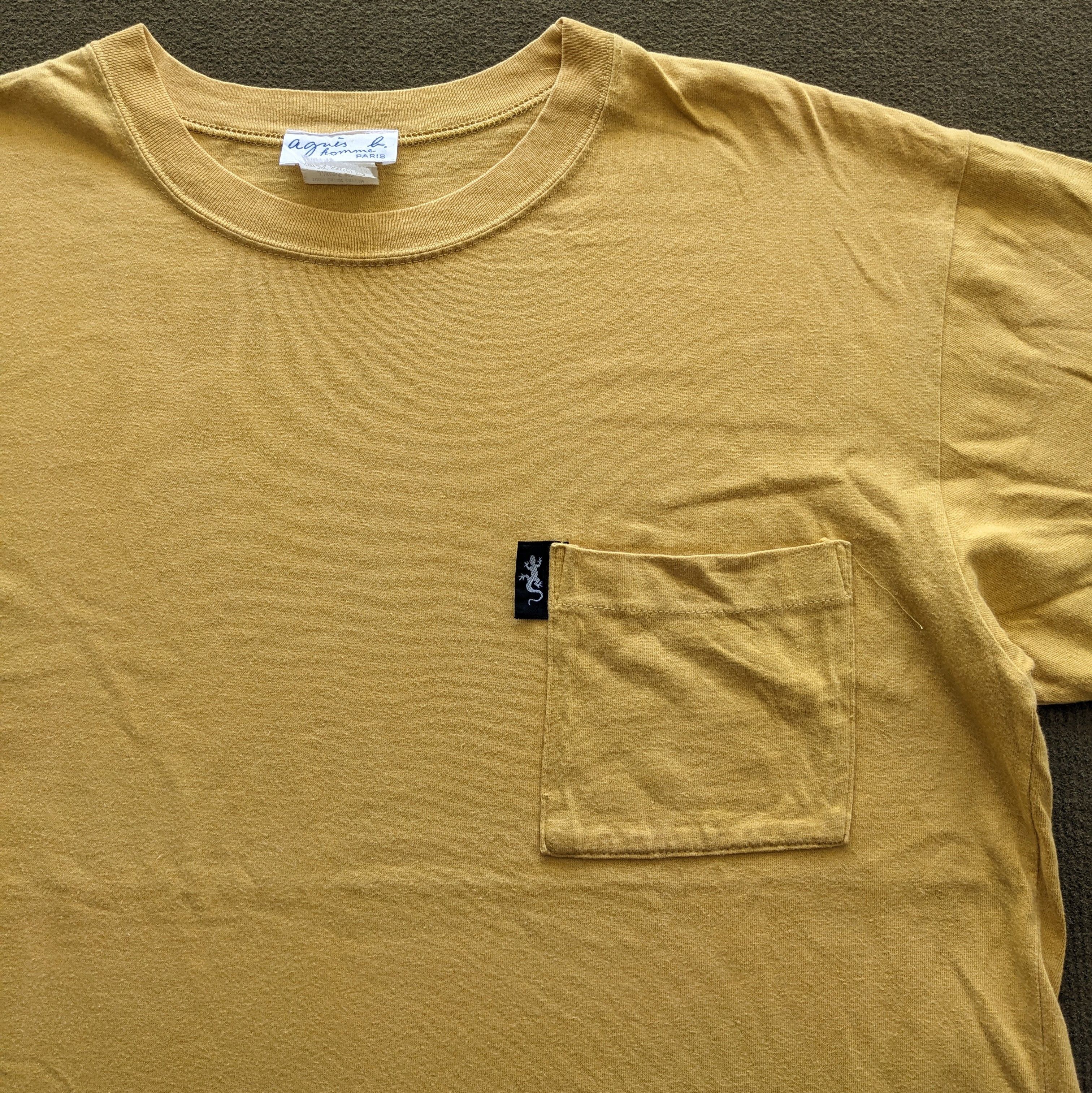 agnes b. Vintage Agnes B Homme Paris Luxury Brand T-shirt Size US L / EU 52-54 / 3 - 2 Thumbnail