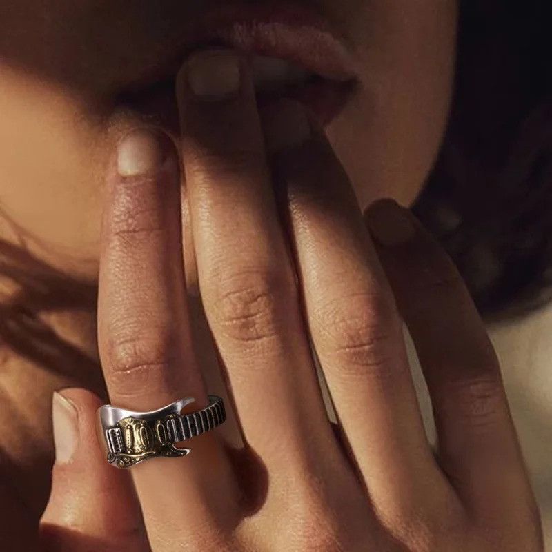 Other Retro Electric Guitar Ring Size ONE SIZE - 5 Thumbnail