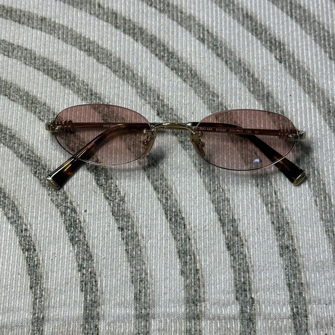 Miu Miu MIU MIU 0MU A54S ZVN70O SUNGLASSES Size ONE SIZE - 3 Thumbnail