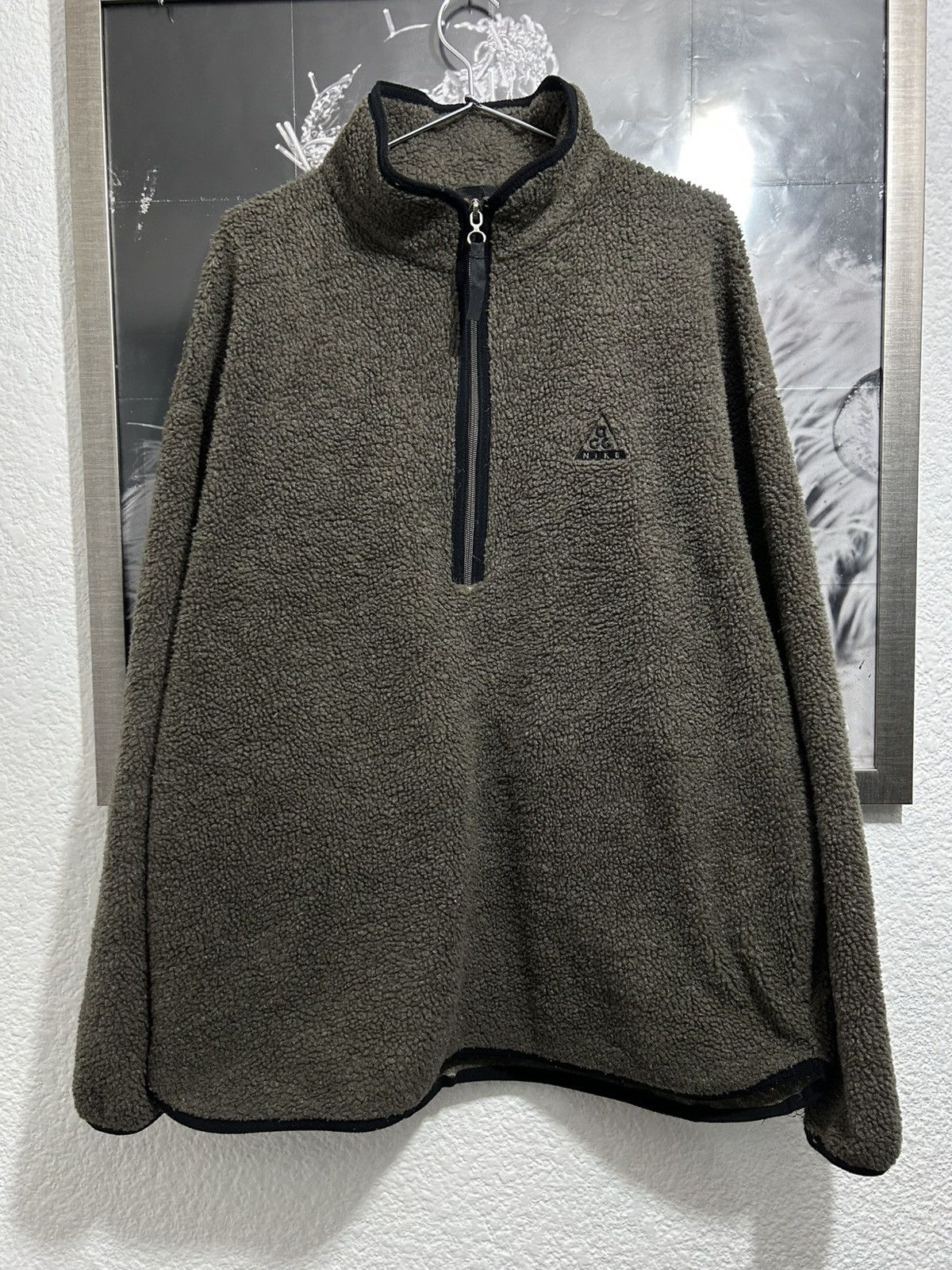 Nike ACG NIKE ACG HALF ZIP SHERPA 90’s BROWN Size US XL / EU 56 / 4 - 1 Thumbnail
