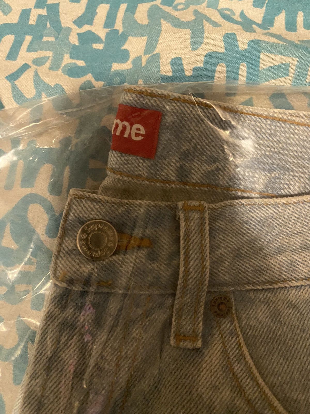 Supreme Supreme Baggy Denim Short Washed Indigo SS24 Size 32 Size US 32 / EU 48 - 8 Thumbnail