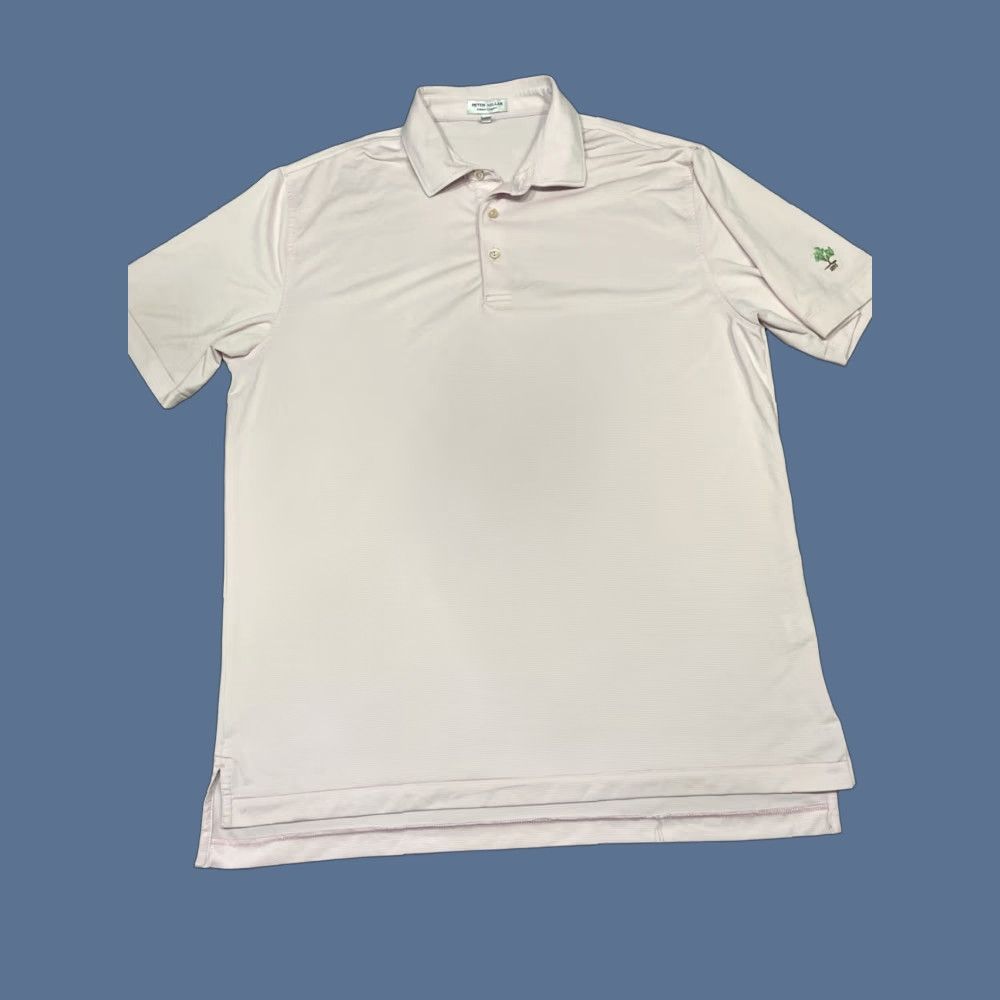 Peter Millar Peter Millar Polo Shirt L Men Pink Short Sleeve Performance Golf Summer Comfort Regular Solid Embroidered Button Size US L / EU 52-54 / 3 - 1 Thumbnail