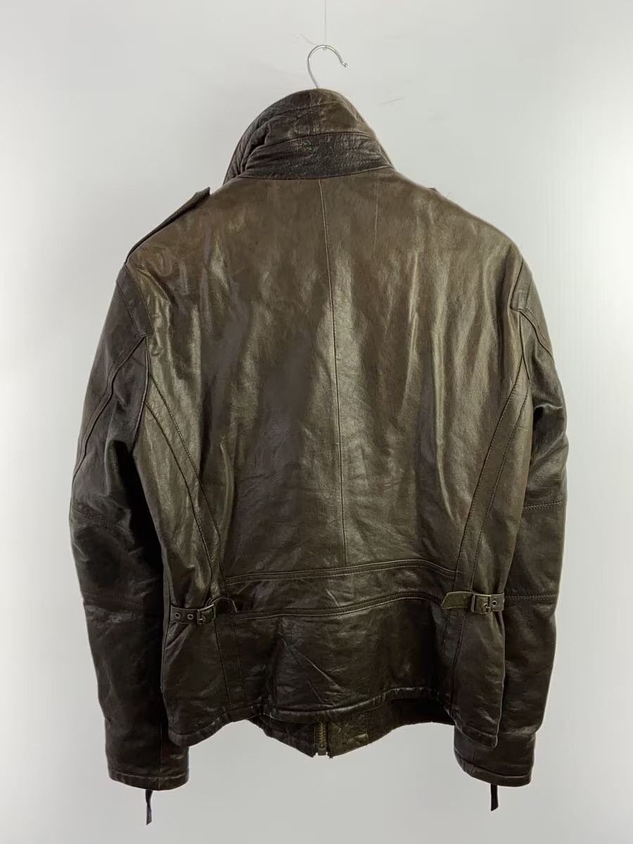 Avirex Avirex Plain Sheep Leather Single Rider Jacket Brown Size US L / EU 52-54 / 3 - 2 Thumbnail