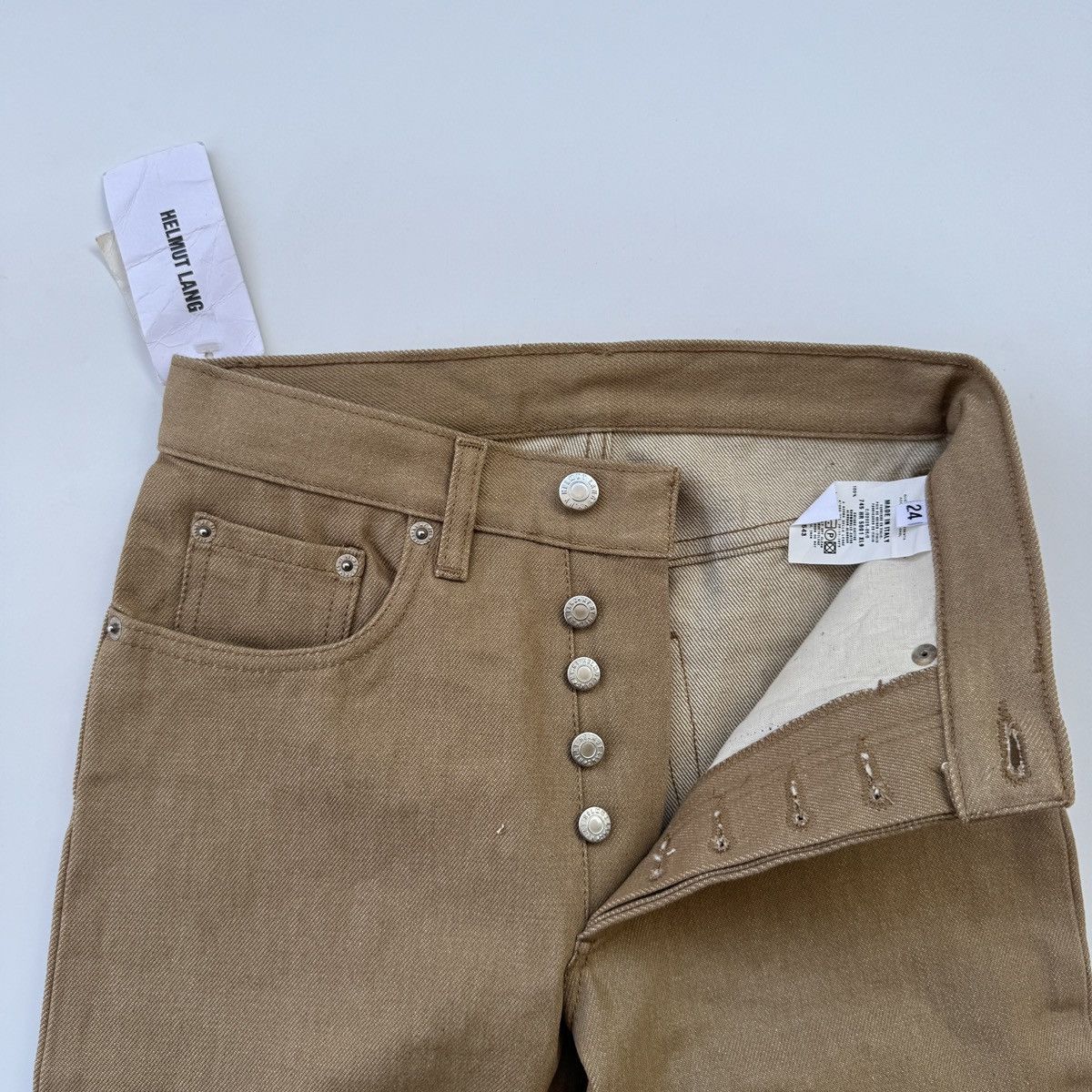 Helmut Lang Helmut Lang Classic Raw Denim Italian Cut Jeans Size 26" / US 2 / IT 38 - 5 Thumbnail