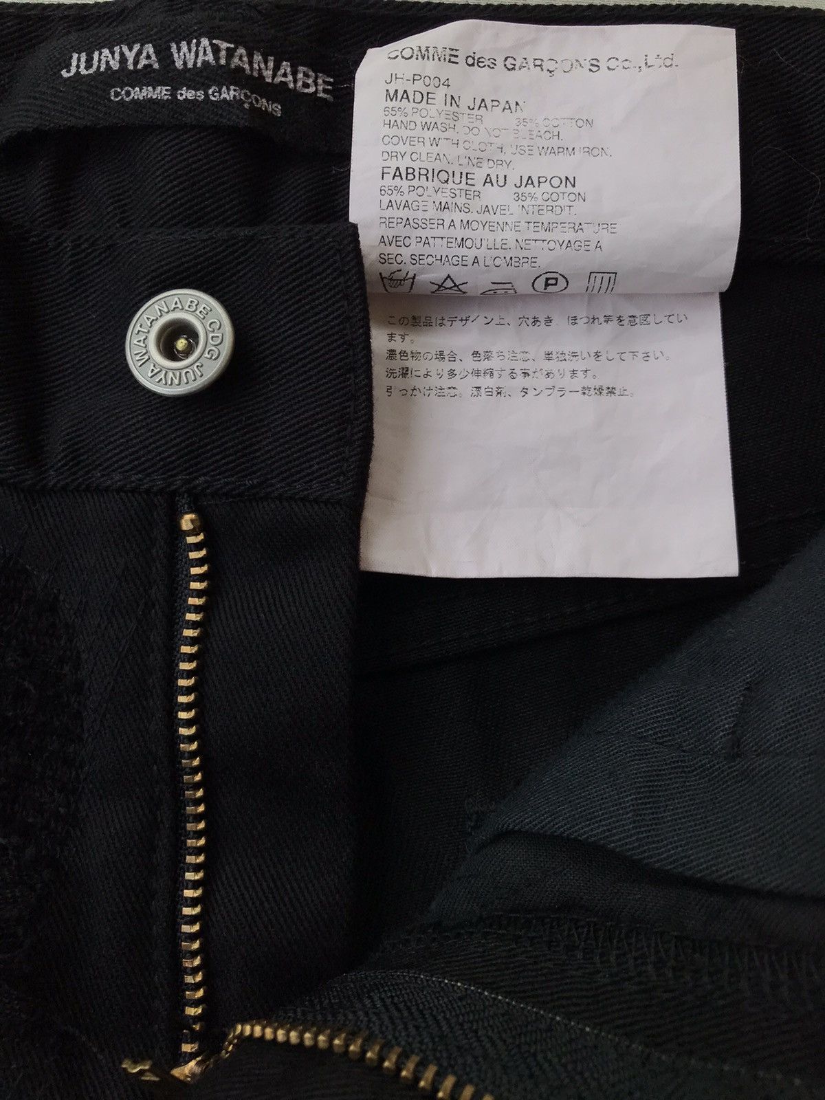 Comme des Garcons Comme des garcons Black Distressed Denim Short Size US 26 / EU 42 - 4 Thumbnail