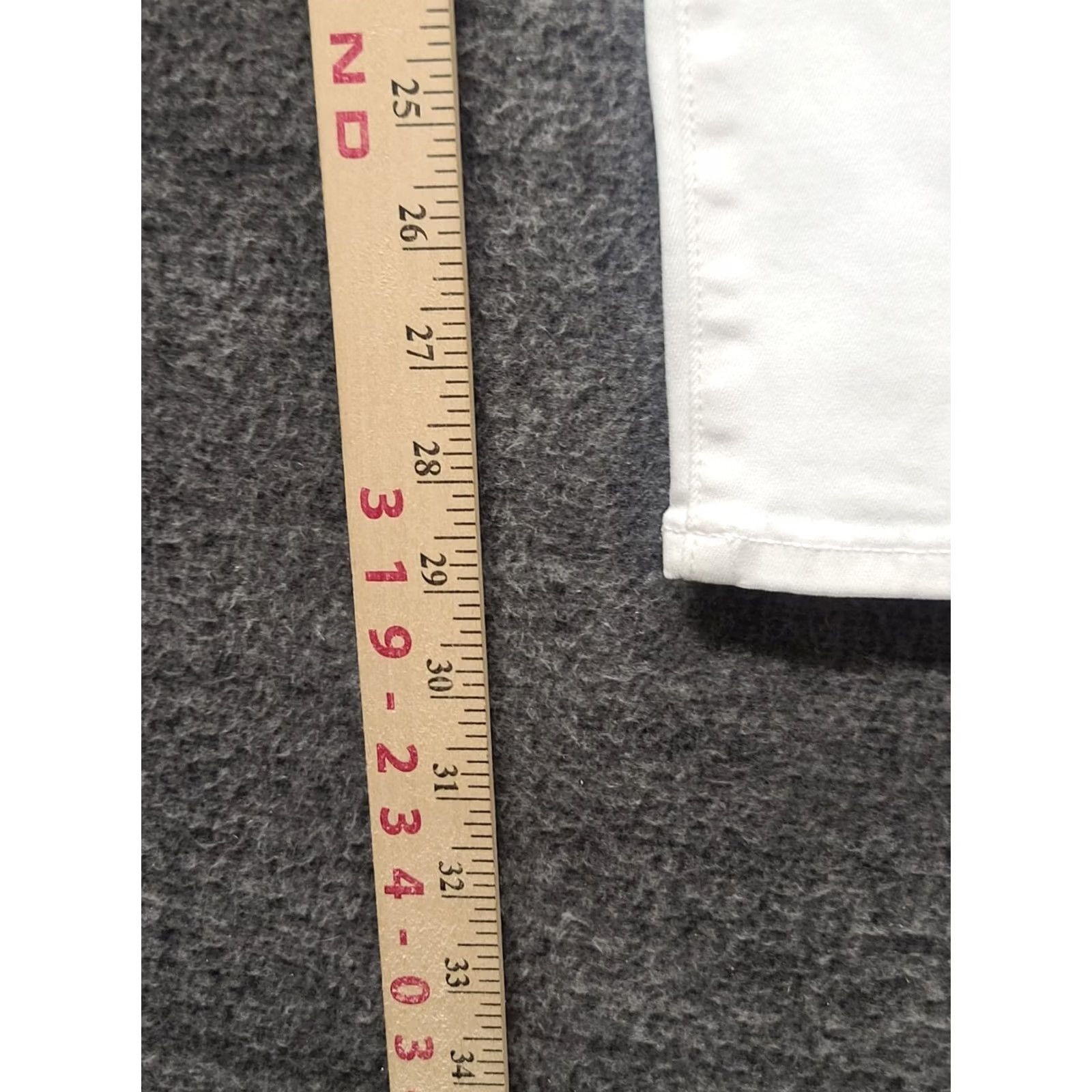 American Eagle Outfitters VINTAGE American Eagle Jeans Womens 6 27x28 Regular Ankle High Rise White 5-Pocket Denim Capstone Size 28" / US 6 / IT 42 - 5 Thumbnail