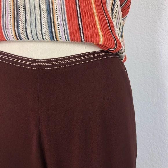 Hermes HERMES Vintage 90's RESORT Cropped Wide Leg Pants Size 27" / US 4 / IT 40 - 8 Thumbnail