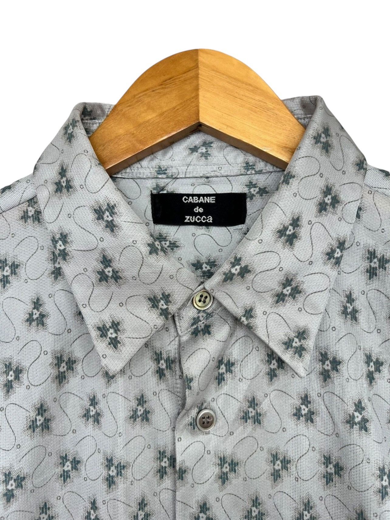 CABANE de ZUCCa × Issey Miyake × Tsumori Chisato Issey Miyake Cabane De Zucca Button Up Formal Shirt Size US M / EU 48-50 / 2 - 7 Thumbnail