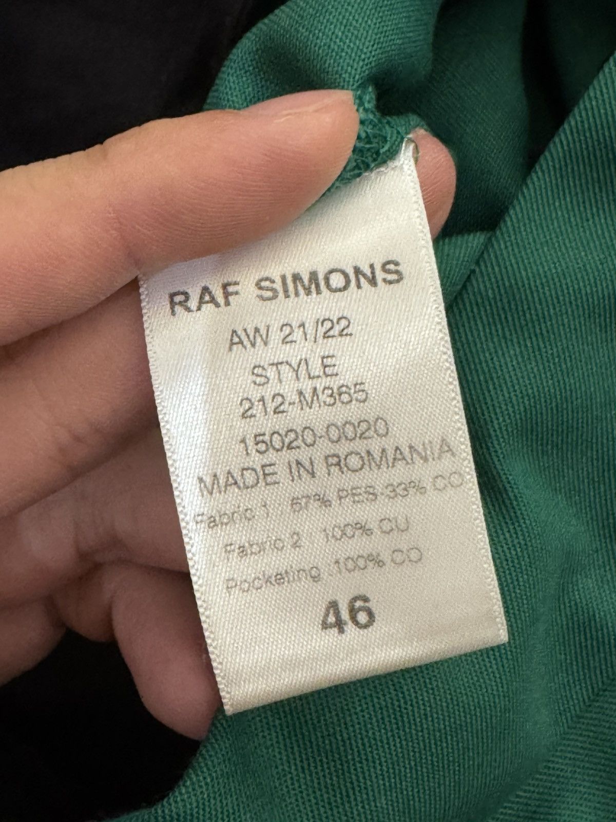 Raf Simons Raf Simons SPOCKE 21AW POCKET HOLE TROUSERS Size US 31 - 5 Thumbnail