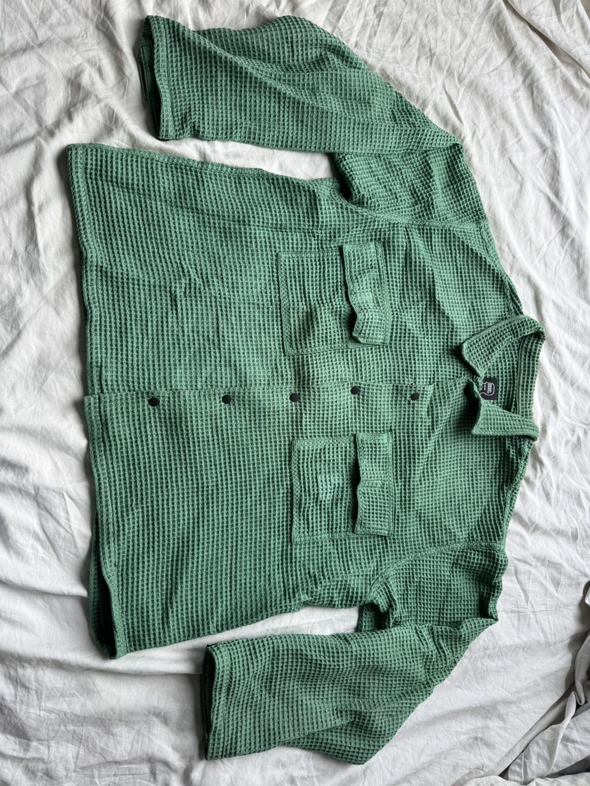 Brain Dead Brain Dead - Waffle Button Down Size US XXL / EU 58 / 5 - 2 Thumbnail